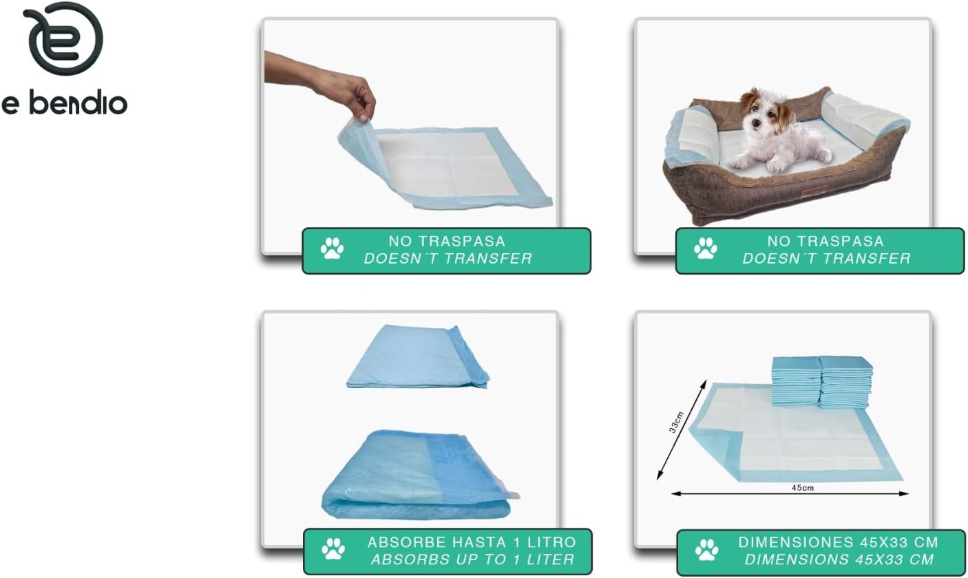 Dog Training Pads. Dog Pads 33 X 45. Extra Absorbent Dog Training Pads. Pet Training Wipes. Dog Teat 100 Units. Dog Accessories. Puppy Pads. Changing Mat image number 3