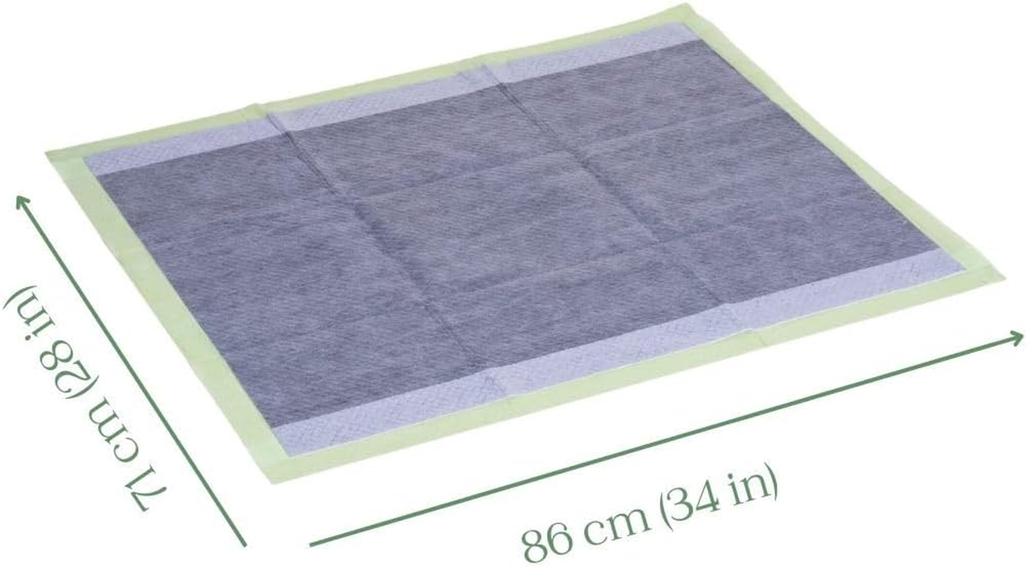 Charcoal Puppy Training Pads, Extra Large Puppy Pee Training Pads, Super Absorbent Leak-Proof Disposable Training Pads, Fandcy Pet Training Pads for Indoor or Outdoor Use (25 XL Pads: 71Cm X 86Cm) image number 5