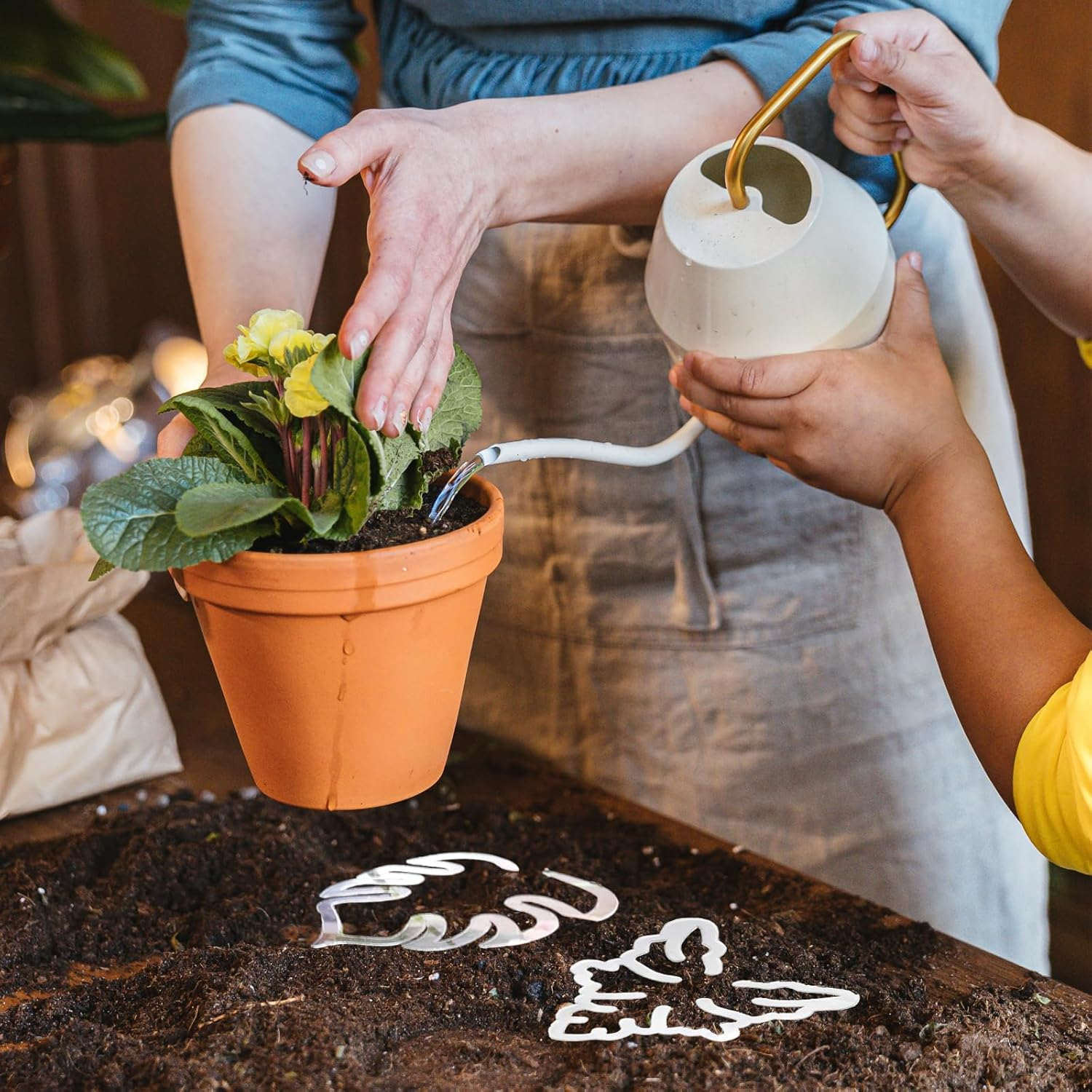 2PCS Monstera Plant Support for Growing Plants, Plant Life Support,Indoor Plant Stakes,Monstera Moss Pole,Leaf Plant Growth Accessories for Indoor & Outdoor Plants,Acrylic Plant Support Ring image number 6