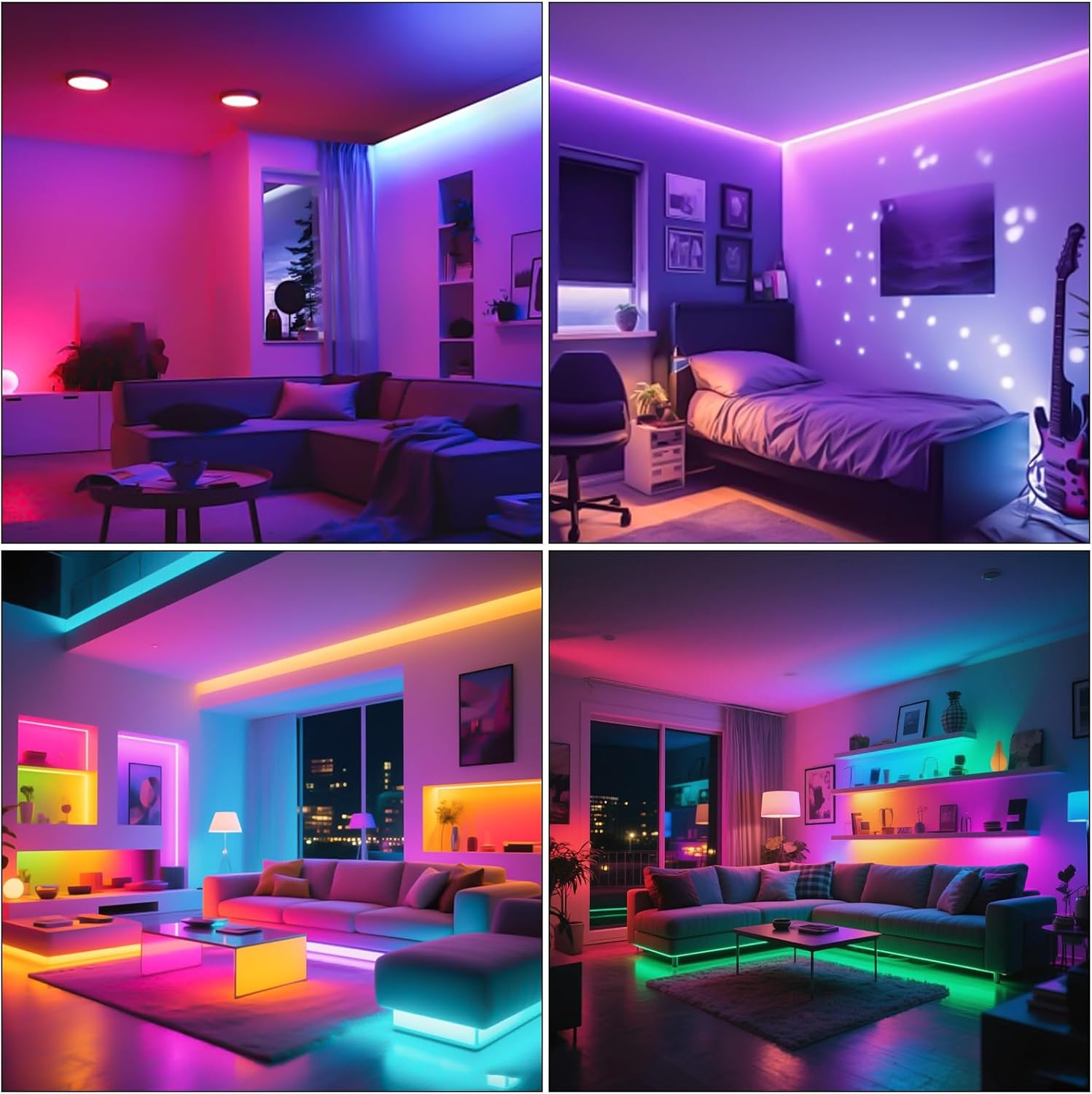 WLED Controller with Microphone, ESP32 DC 5V-24V Digital LED Strip Controller for Addressable LED Strips Digital RGB IC WS2811 WS2812B SK6812 WS2815 RGBW Addressable FCOB LED Strip image number 2