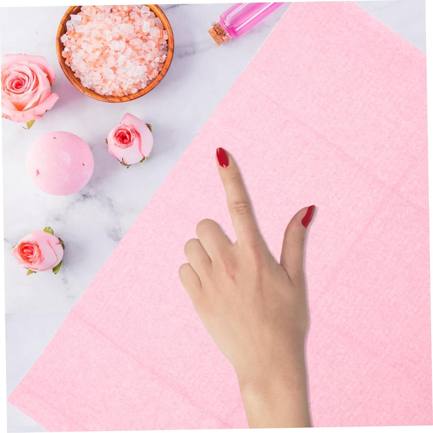 WEKADRIN 125Pcs Nail Table Mats Disposable Waterproof Non-Woven Manicure Desk Sheets Pads Manicure Pads Sheet Nail Salon Accessories image number 5