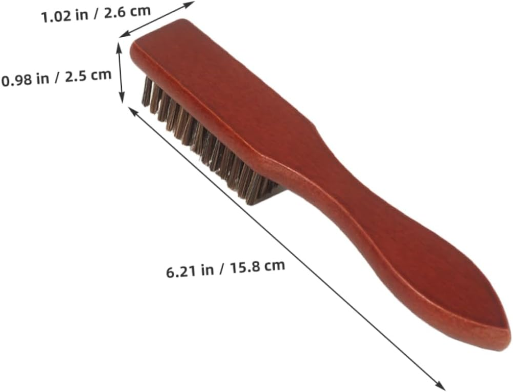 LOORGVEL 2Pcs Wooden Beard Grooming Brush Men Lightweight Detangler Brush for Styling and Maintenance for All Beard Lengths and Travel Use image number 3