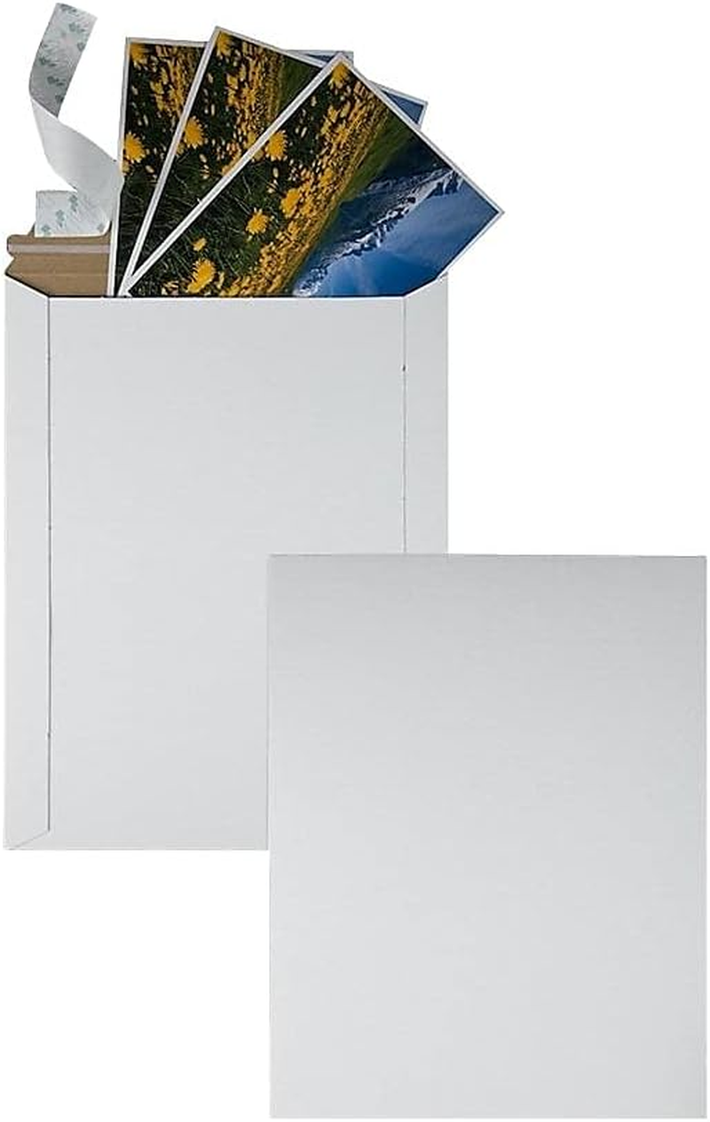 Quality Park Photo/Document Mailer, Redi-Strip, White, 9.75X12.5, 25 per Box (64015) image number 3