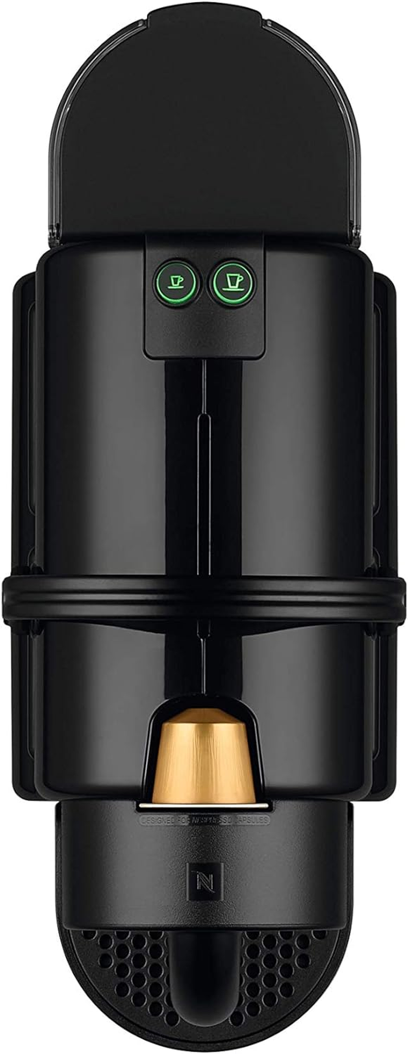 Nespresso De'Longhi Inissia EN 80.B - Coffee Machine - 19 Bar -0.8 Liters, Black image number 2