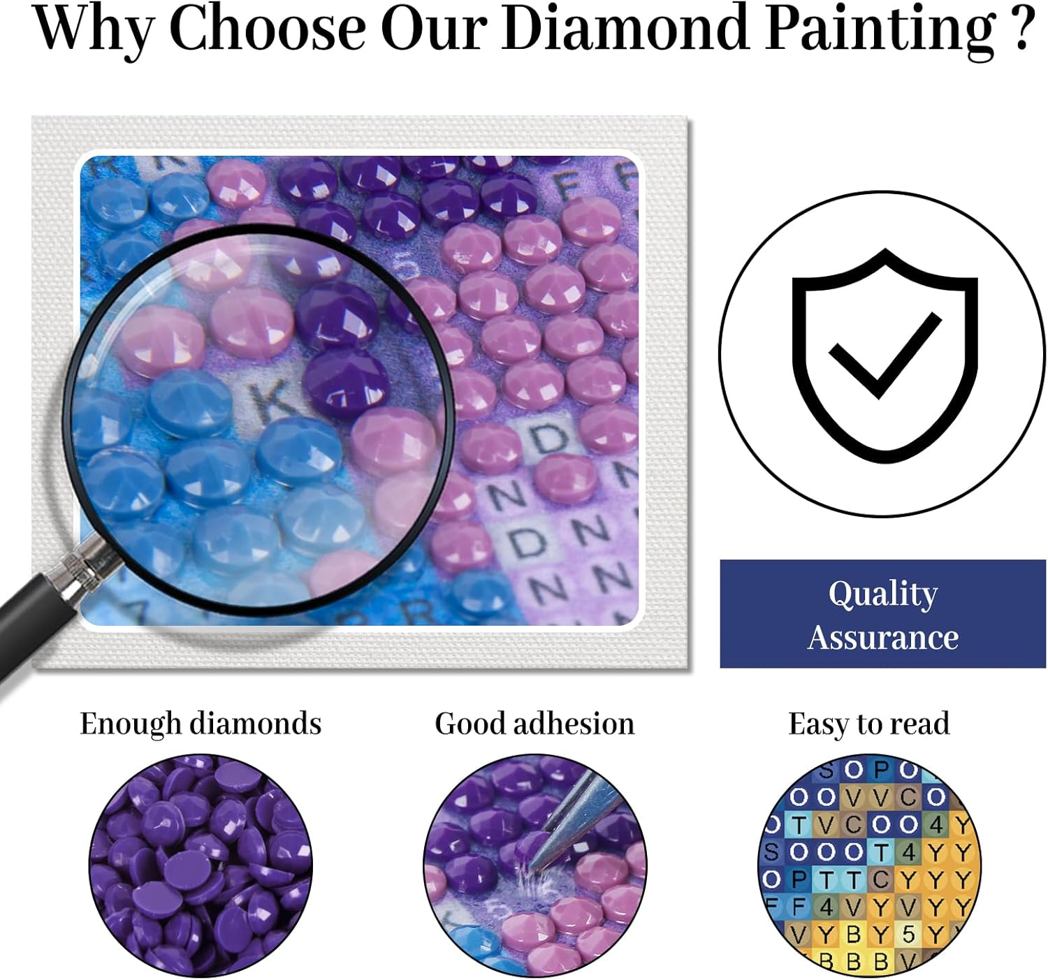 Cow Diamond Art Kits for Adults, Highland Cow Diamond Painting Kits for Adults Beginners, DIY 5D Diamond Painting with round Gem Art Kits for Adults for Gift Home Wall Decor 12X16 Inch image number 5