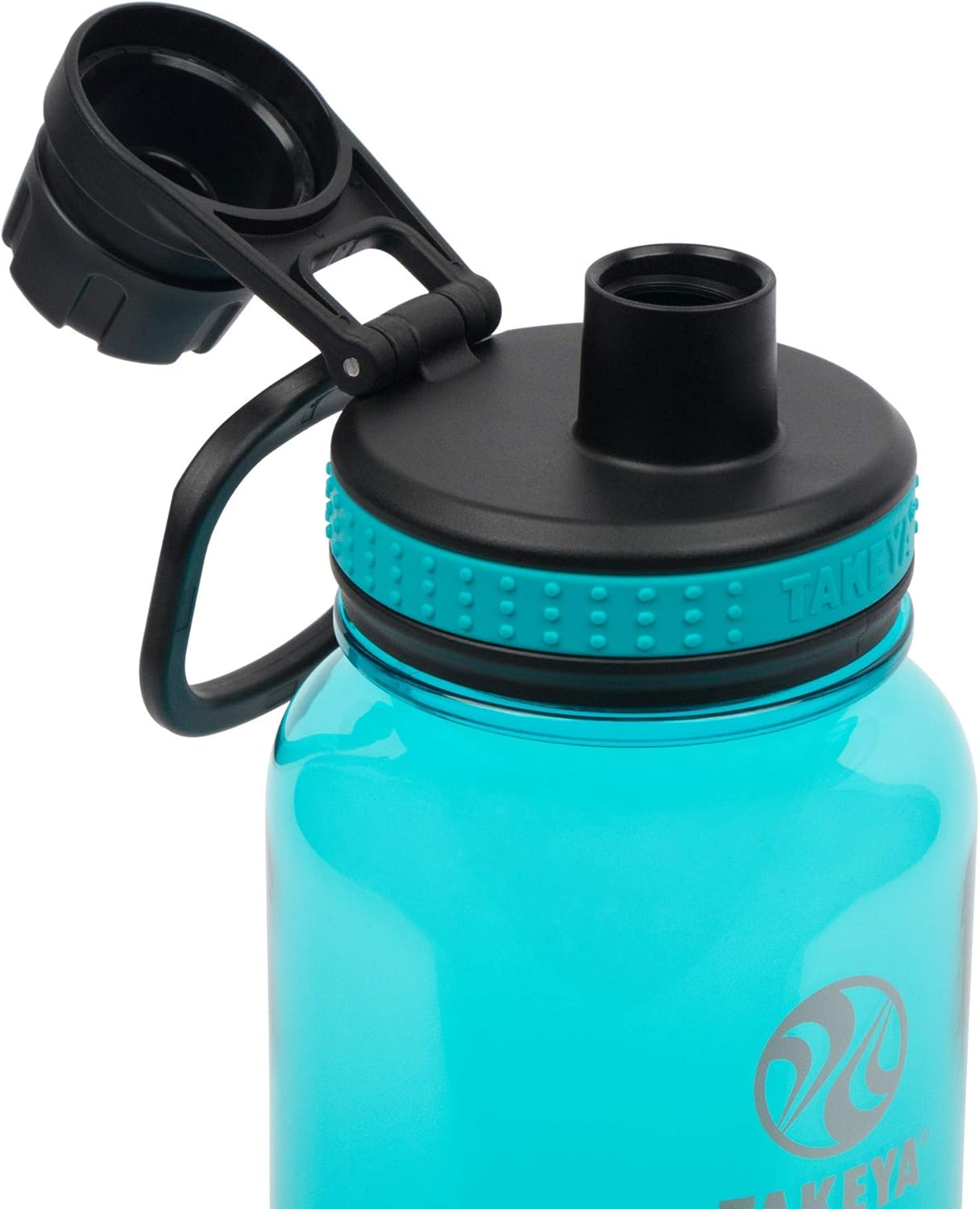 Takeya Tritan Sports Water Bottle with Spout Lid, 40 Oz, Ocean image number 3