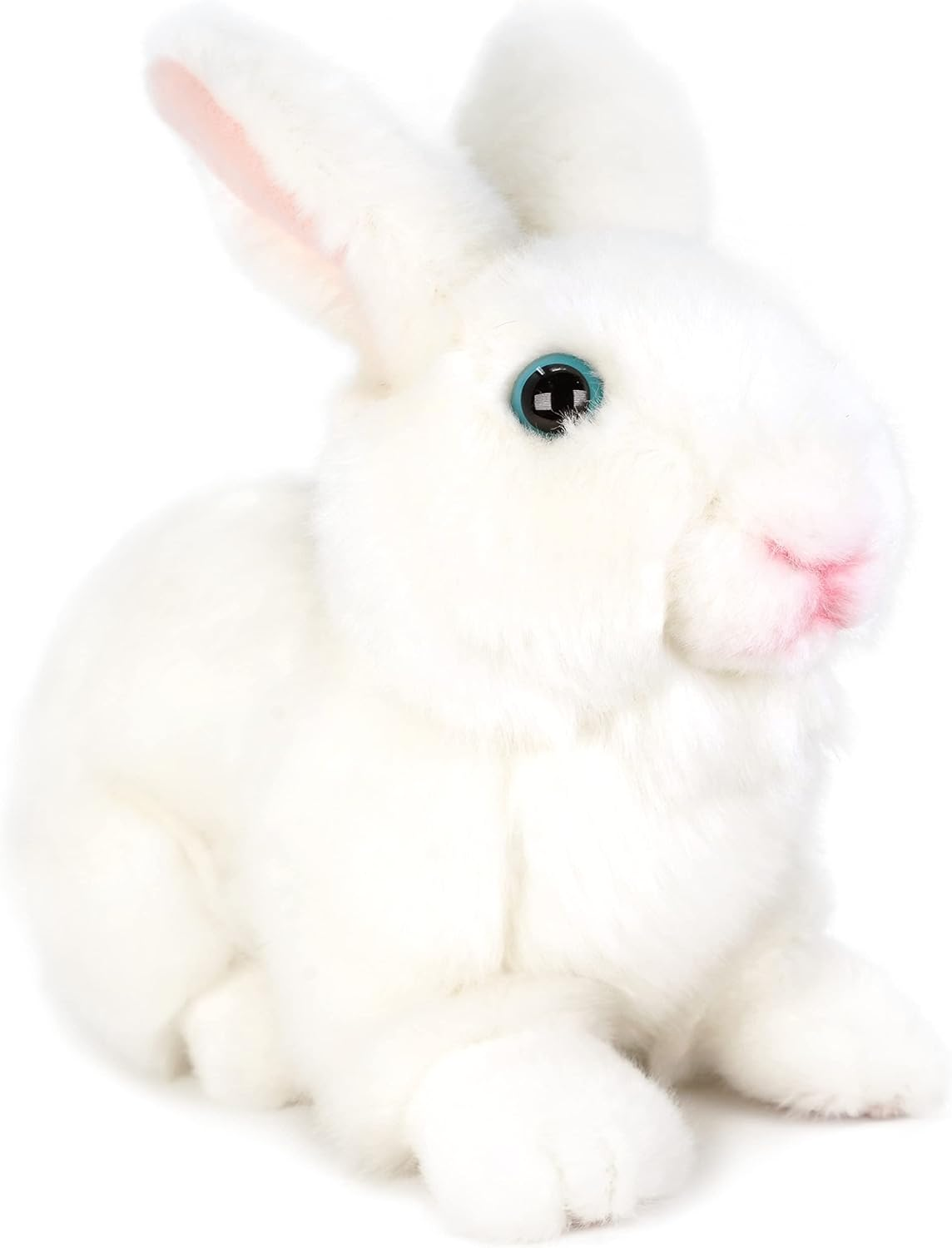 Tigerhart Wren the White Rabbit - 10 Inch Stuffed Animal Plush image number 5