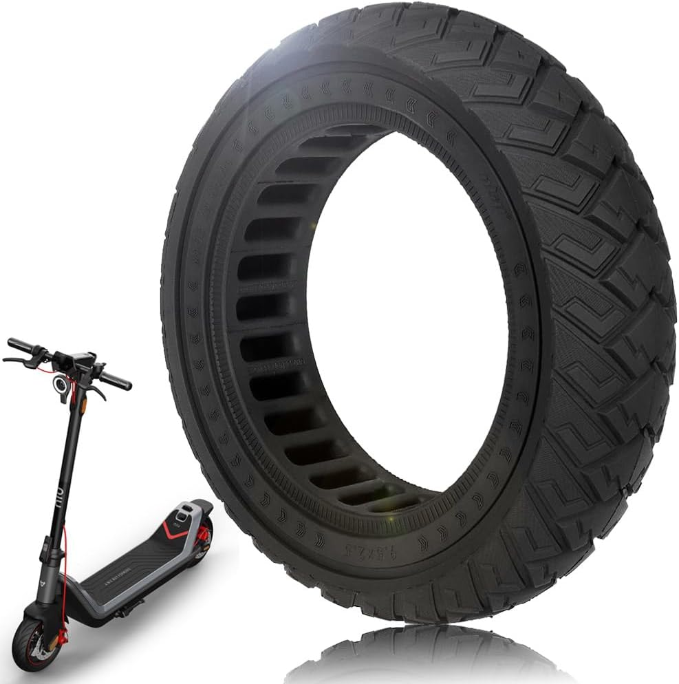 TREFAN 9.5 Inch Off-Road Solid Tyres for Electric Scooter NIU Kqi3 Sports/Pro/Max 9.5 X 2.50 Non-Slip Replacement Wheels (Pack of 1) image number 5