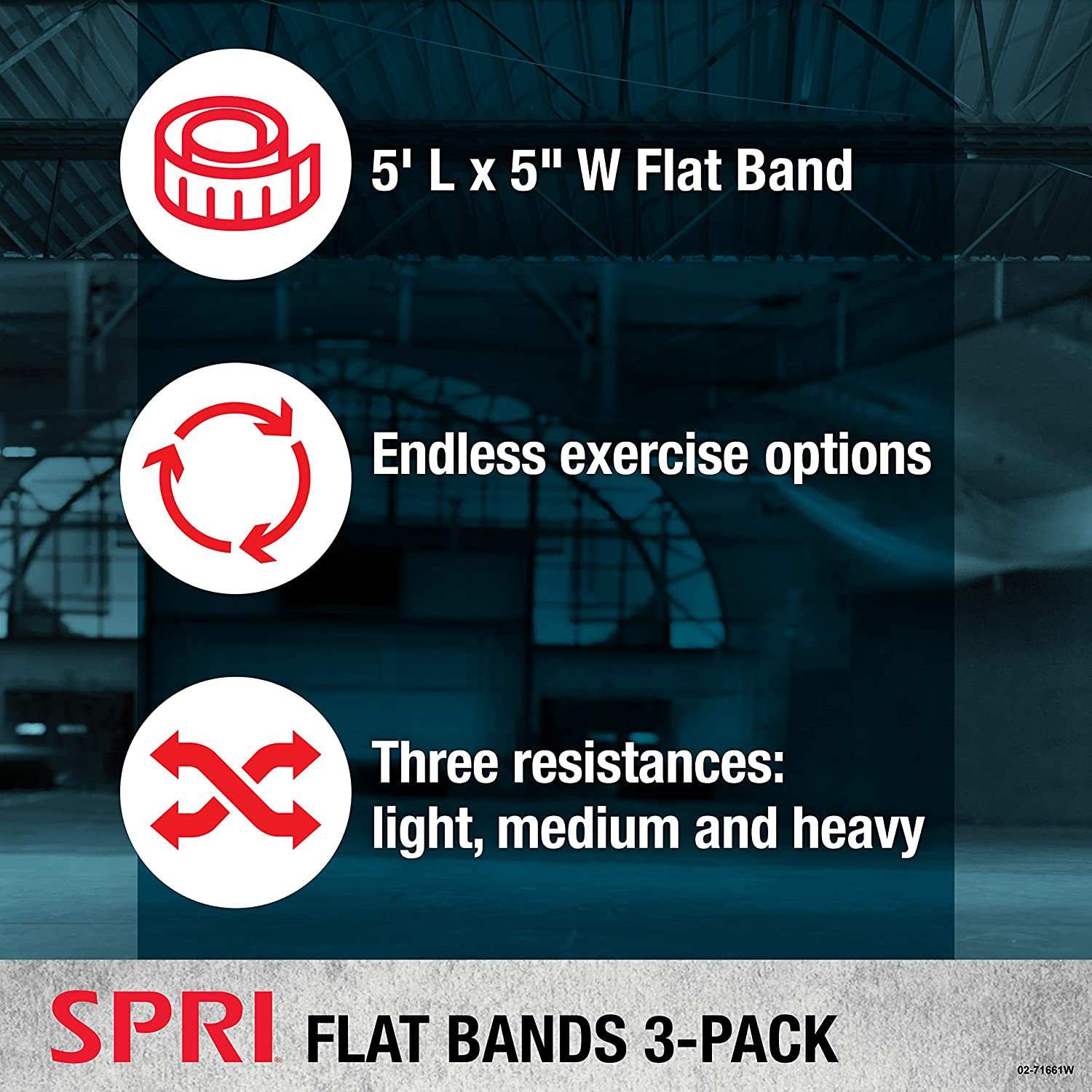 SPRI Flat Bands 3-Pack - image number 5