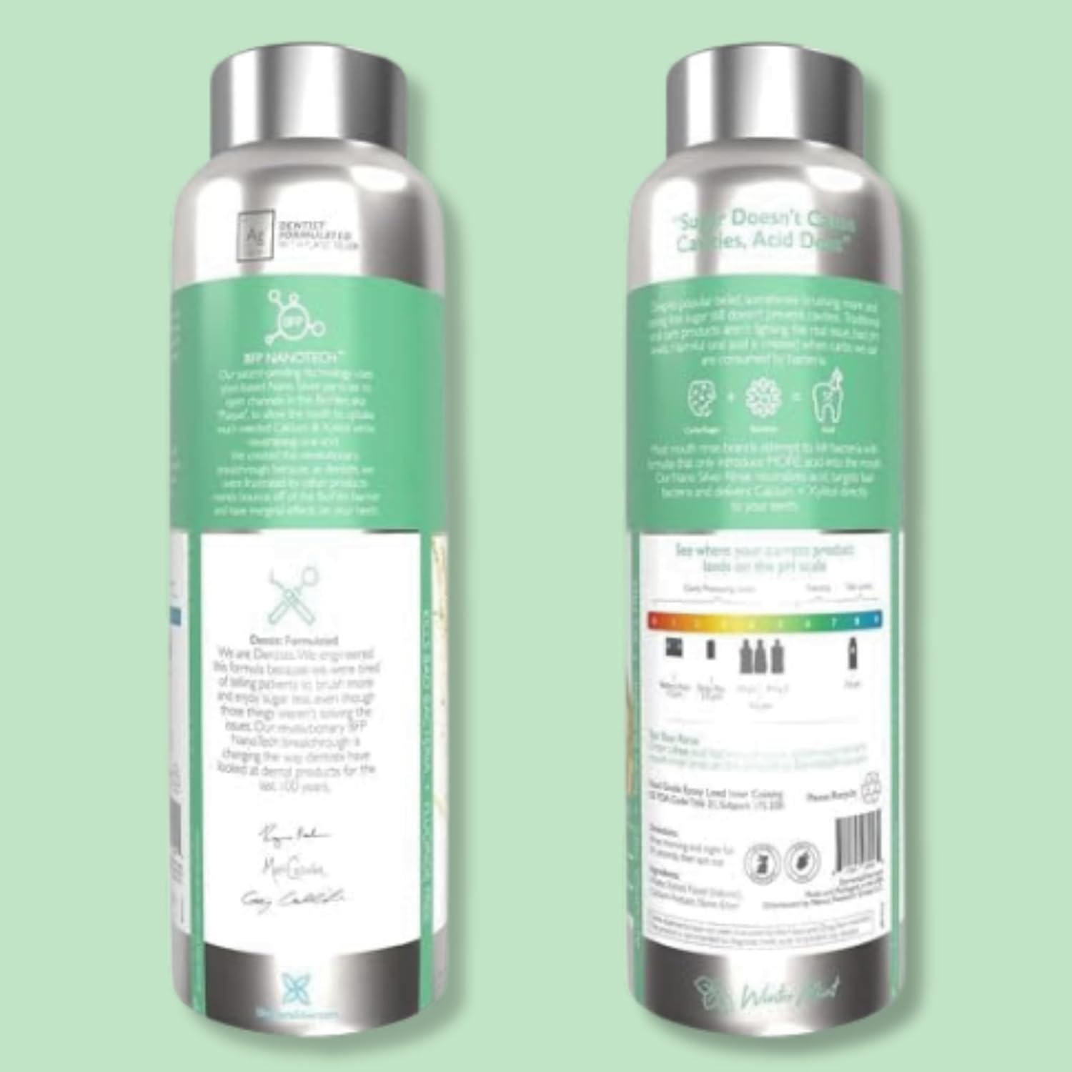 Elementa Silver - Nanosilver Adult Mouth Rinse 20 Fl Oz. - Wintermint image number 1