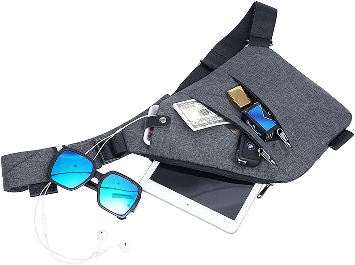 Sling Backpack Chest Bag,Ikerall Lightweight Outdoor Sport Travel Hiking anti Theft Crossbody Shoulder Pack Bag Daypack for Men Women image number 5