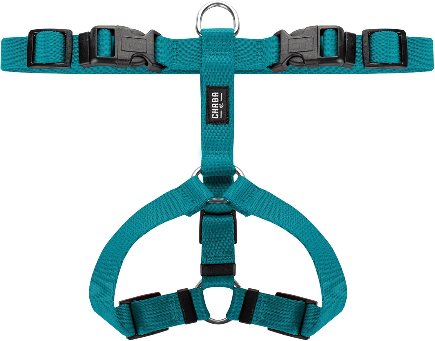 Chaba Guard Dog Harness for Large Dogs with Control, Anti-Pull & Choking, Adjustable, Comfortable and Lightweight, Classic Step-In Chest Harness, Running Harness, Size XL, Sea image number 7