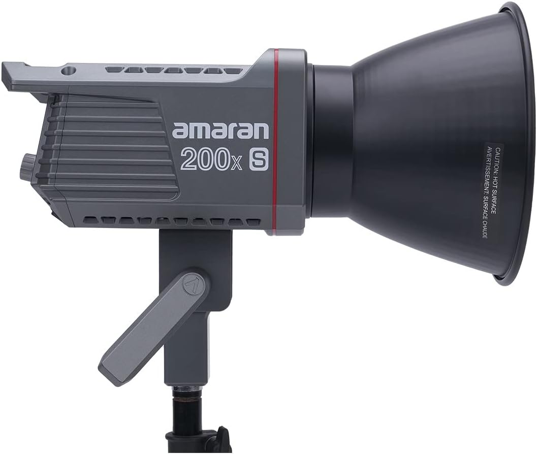Aputure Amaran 200X S 200Xs 200X-S 200W Bi-Color LED Video Light, DC/AC Power Supply, Bluetooth App Control, CRI95+ TLCI98+, 9 Lighting Effects for Filmmaking Studio Photography (200X Upgrade 2023) image number 4
