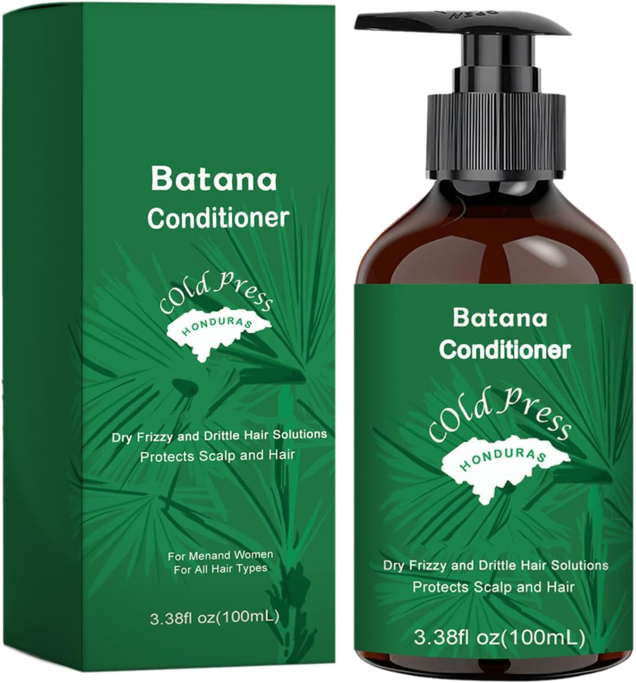 Raenseen Batana Oil Shampoo and Conditioner Moisturizing Duo for Soft Strong Hair Women Men Daily Hydration Green Conditioner One Size