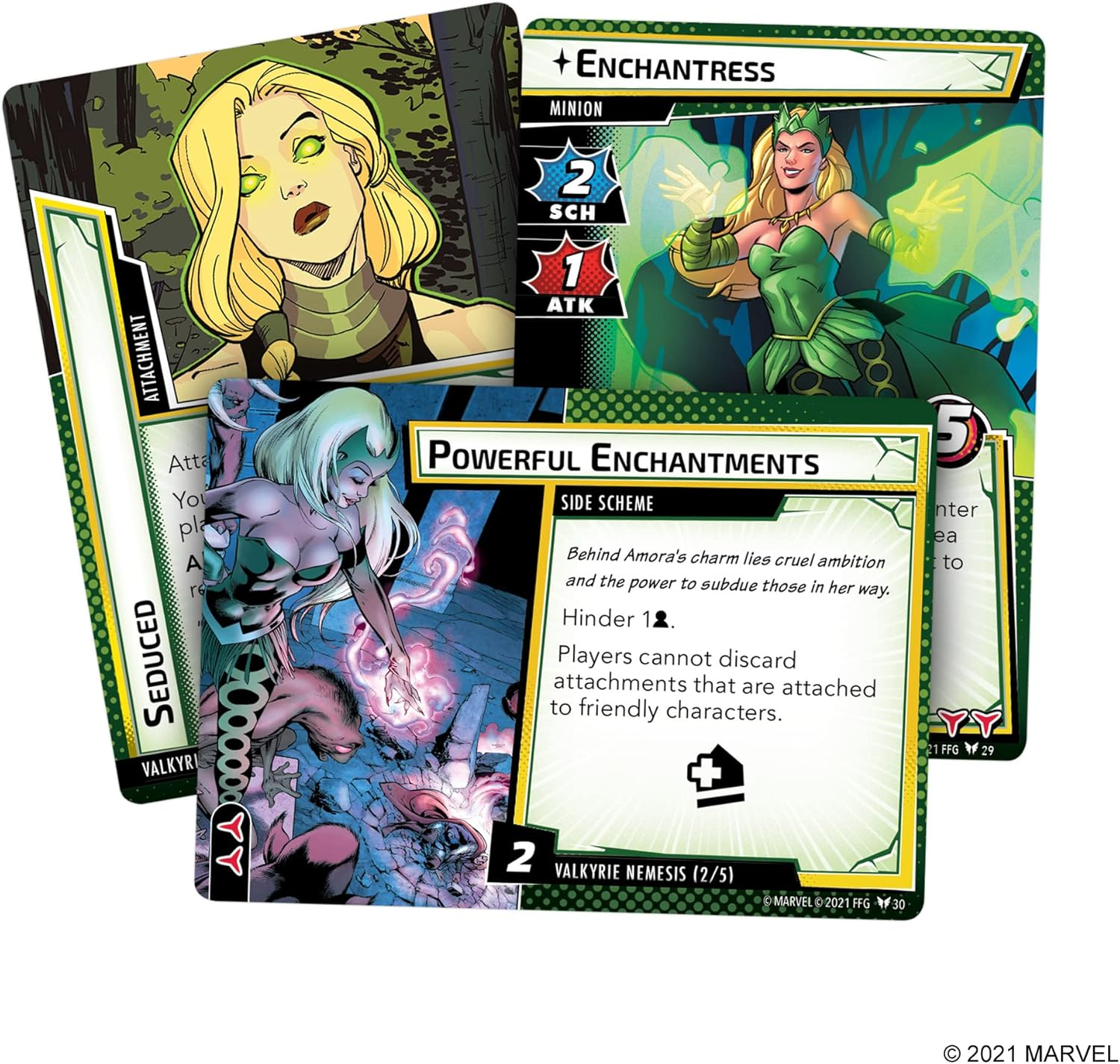 Fantasy Flight Games Marvel Champions LCG Valkyrie Card Game image number 3