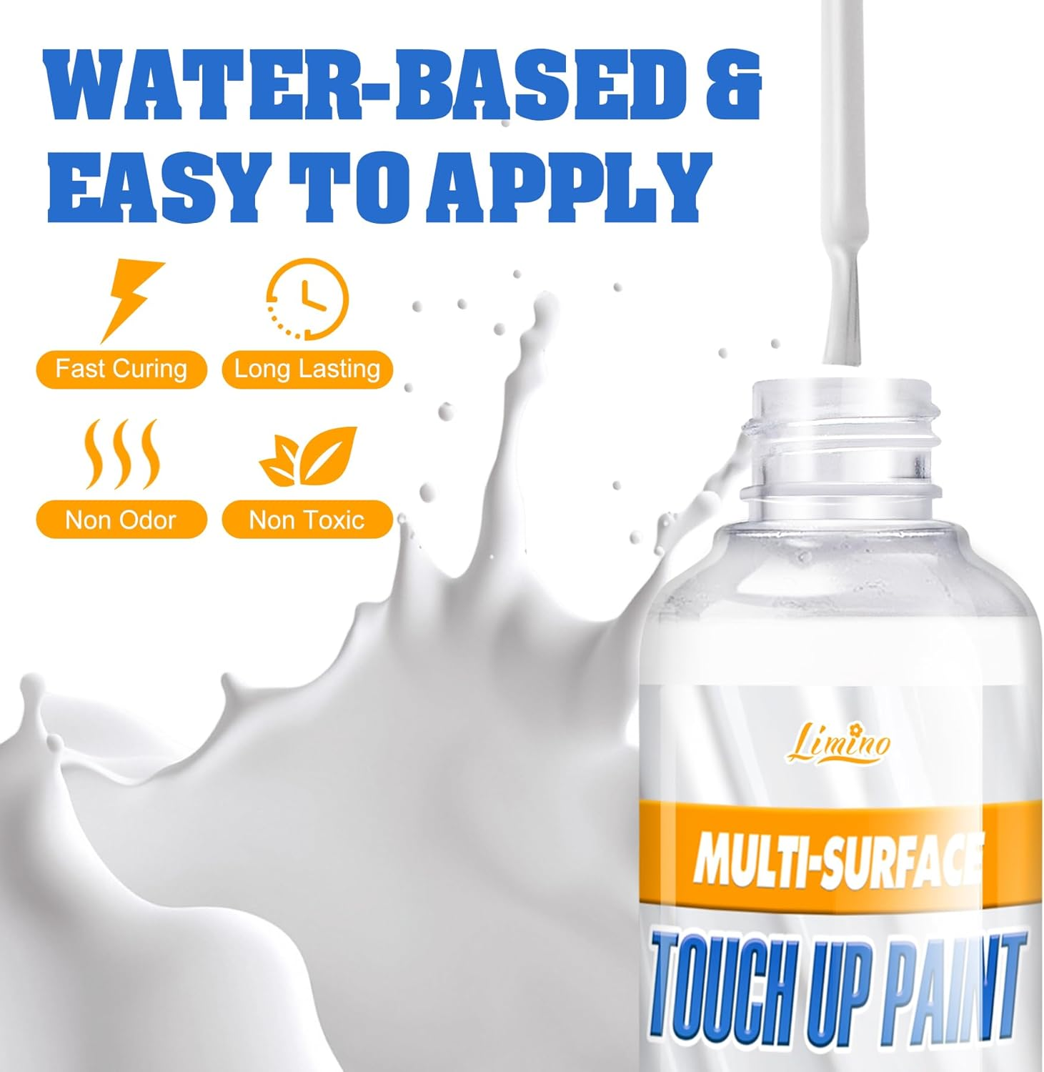 Touch up Paint - 3.5Oz Matte and 3.5Oz Gloss White Touch up Paint Pen for Repairing Scratches, Chips, Cracks on Tubs, Tiles, Enamel, Acrylic, Multi Surface Touch-Up Paint for Walls, Floors, Furniture image number 2