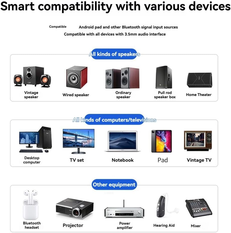Snblzhef AU3401 3.5Mm Audio Adapter Switcher Laptop Tablet Remote Control Bluetooth-Compatible Receiver Switch Box Converter image number 2