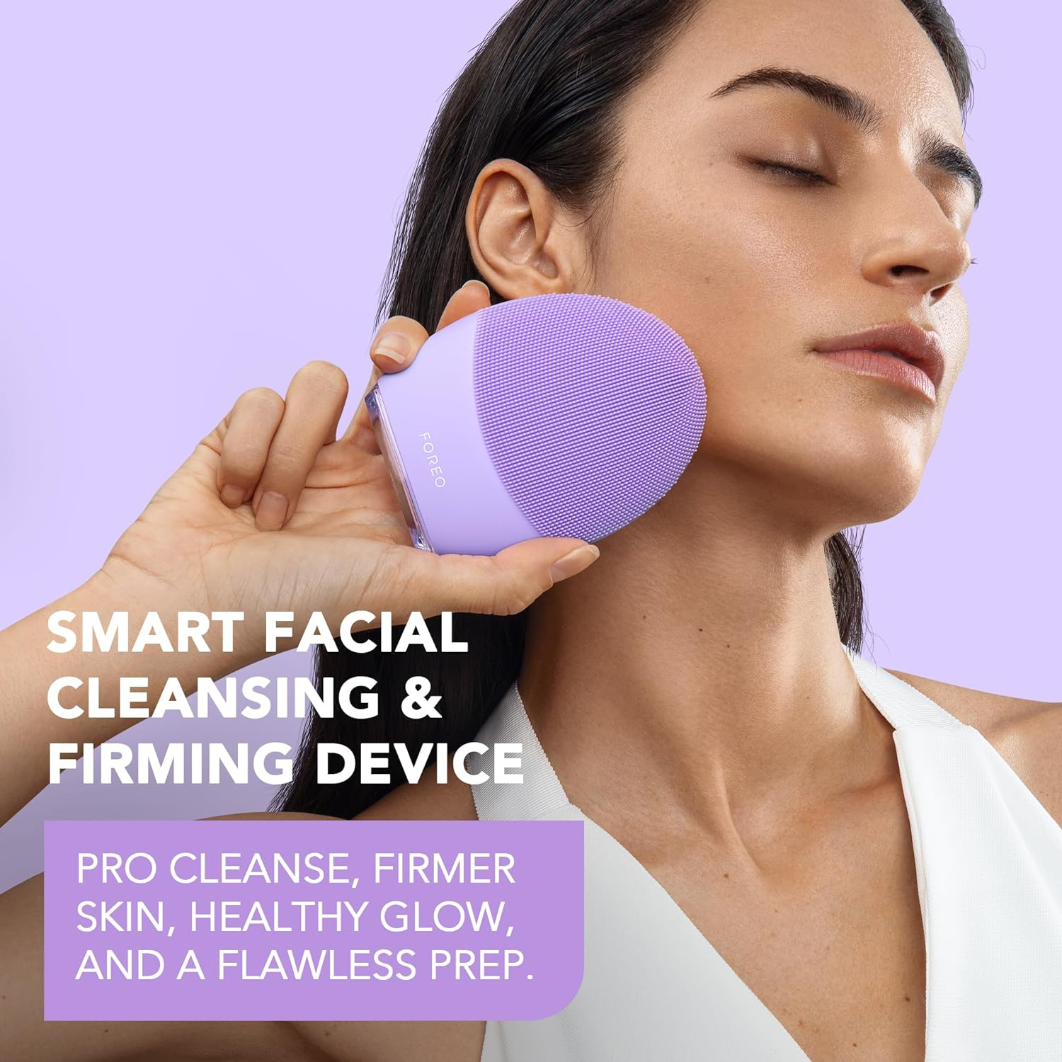 FOREO LUNA 4 Face Cleansing Brush | Firming Face Massager | anti Aging Face Care | Enhances Absorption of Facial Skin Care Products | Simple Skin Care Tools | Sensitive Skin image number 4