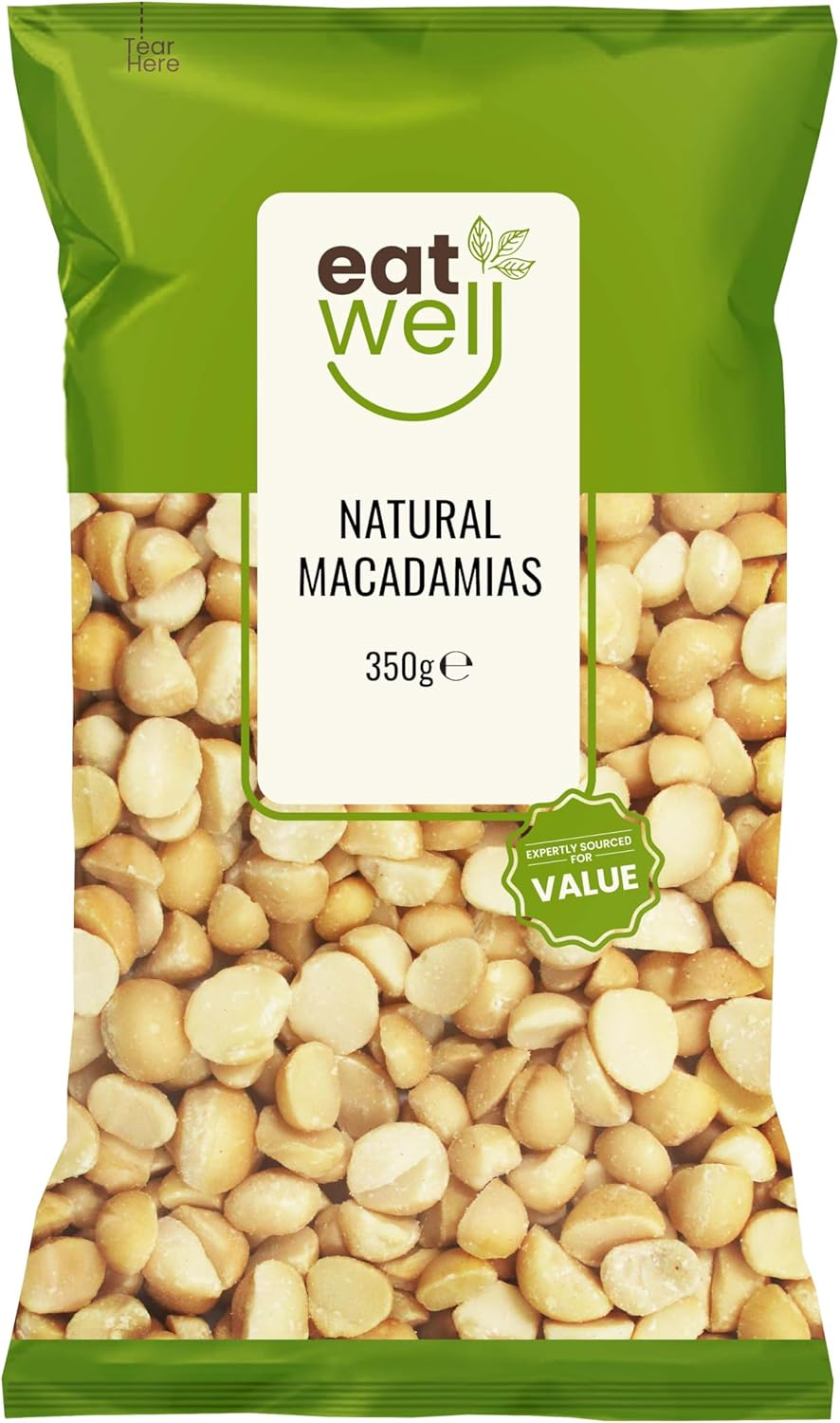 J.C.'S Quality Foods Eat Well Macadamia Natural 350G