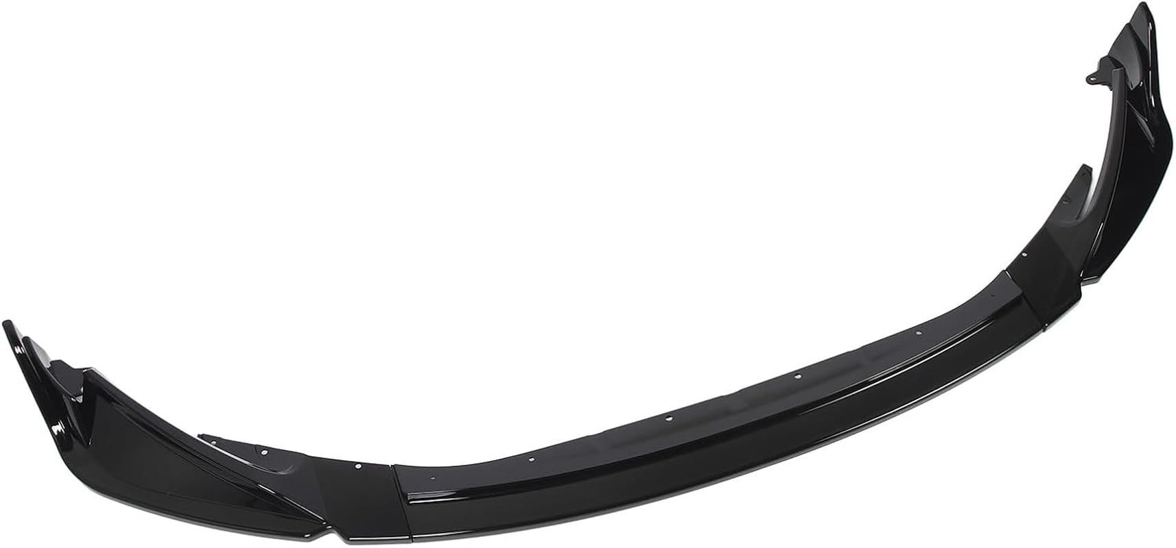 Front Bumper Lip Spoiler, Scratch Resistant 3 Sectional Type Sporty Front Bumper Lip Body Kit for M3 G80 M4 G82 G83 2021 to 2024 (Gloss Black)