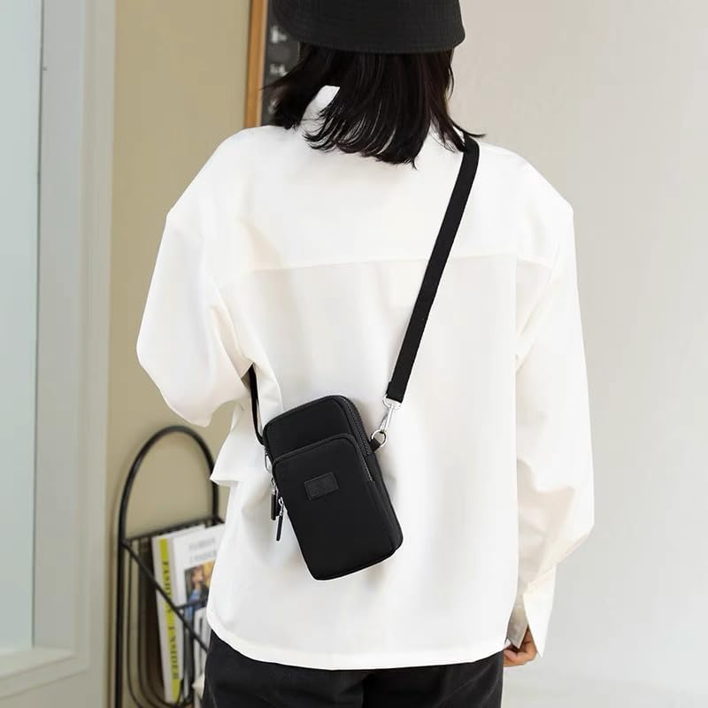 Small Crossbody Bag Cell Phone Bag Moblie Phone Mini Sports Arm Bag Shoulder Strap Wallet Pouch Bag Casual Purse image number 6
