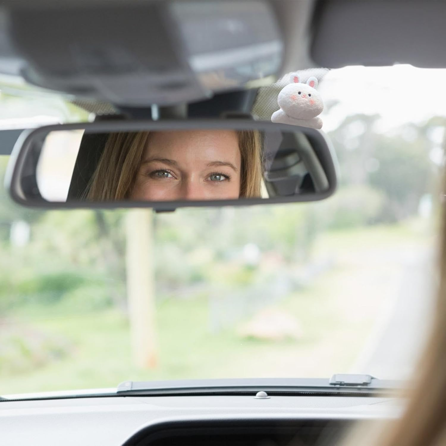 Car Cartoon Decoration, Animal Car Accessories | Vista Printed Plush Animal Cartoon Ornament - Portable Car Charm for Center Console, Cute Animal Decoration for Men and Women image number 5