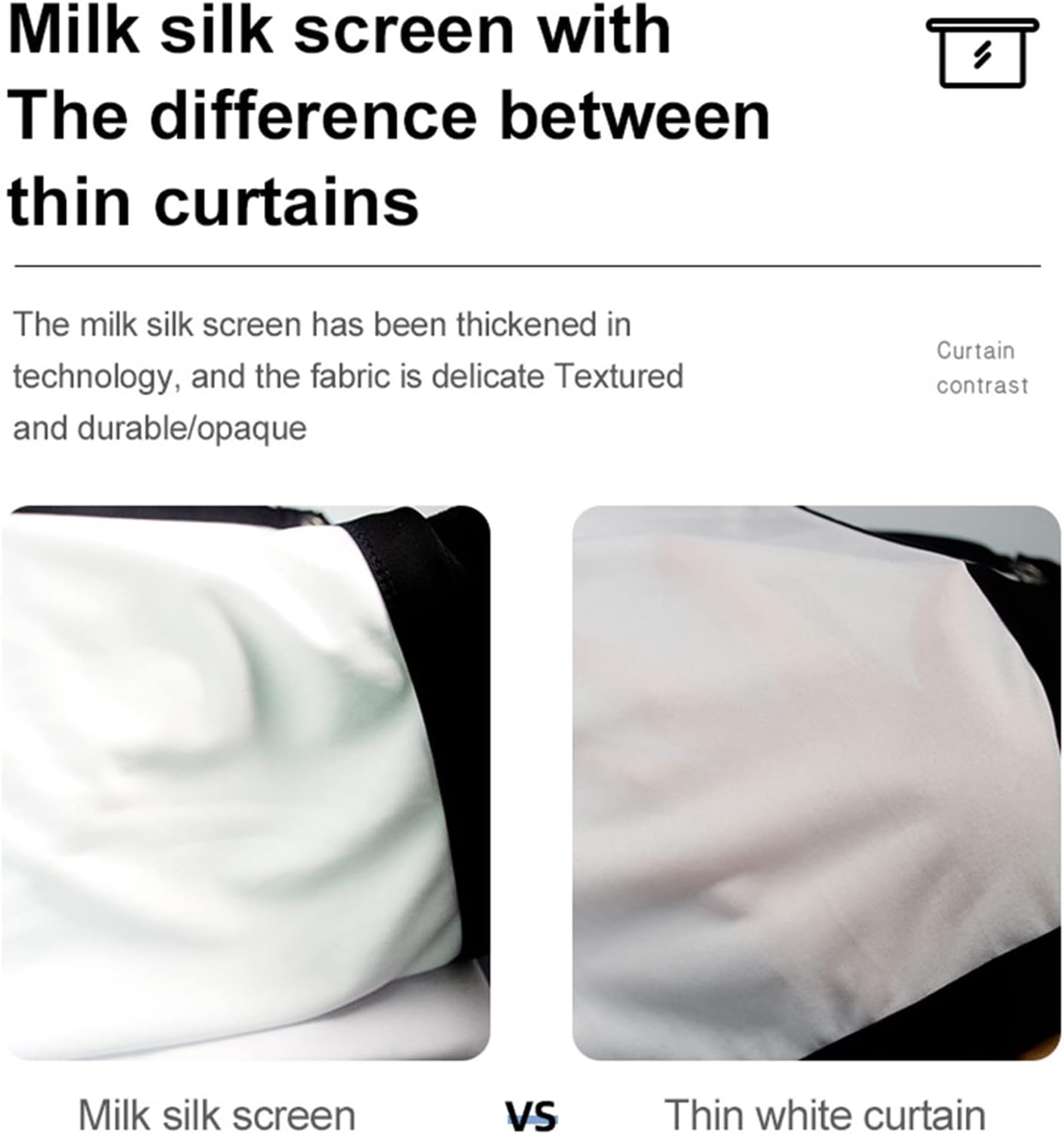 84 Inch Projector Screen 4 3 HD 4K Foldable Portable Sided -Crease Movie with Hooks for Indoor Home Theater Office Meeting image number 5