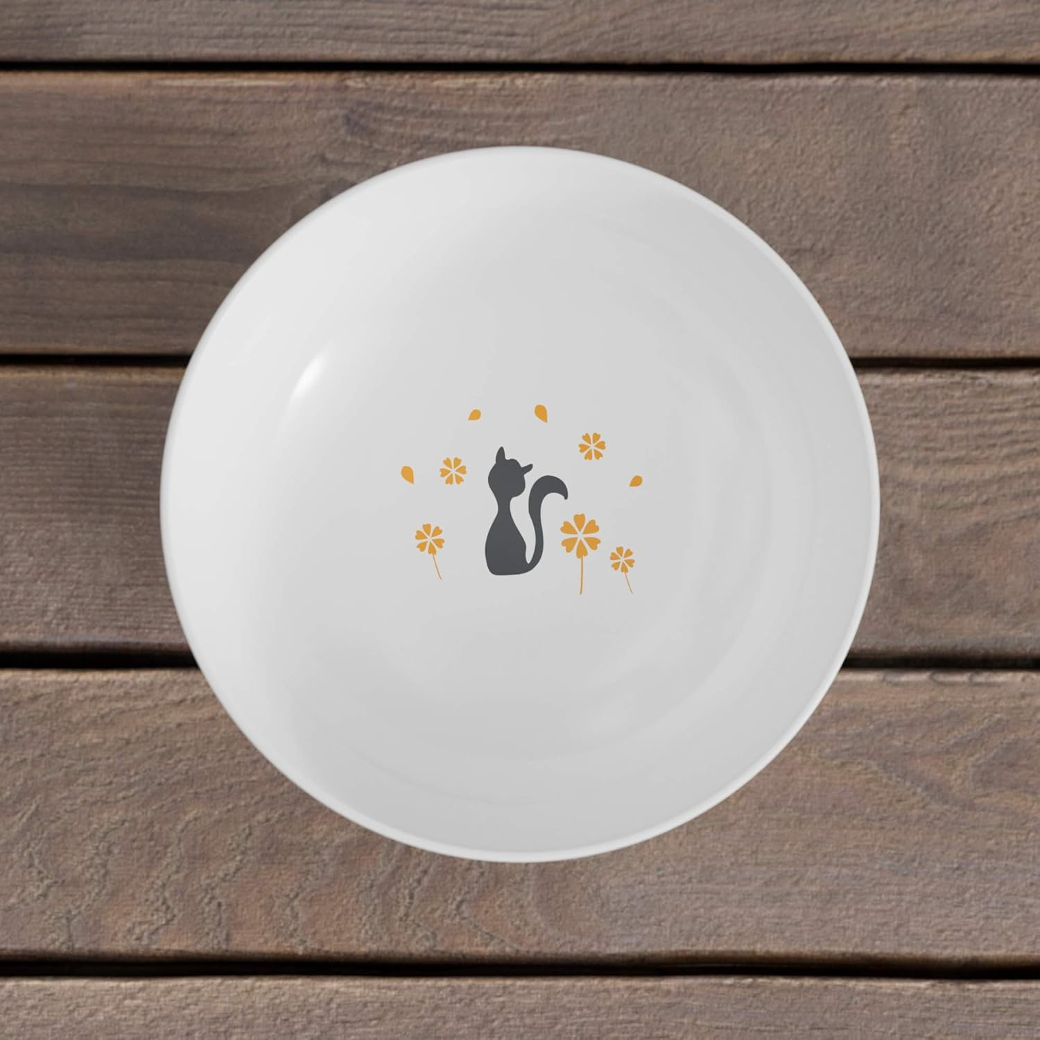 Minibees Raised Cat Bowl,Elevated, Porcelain Made, Pet Supplies, Backflow Prevention, Stress Free, Small to Medium, Safety Choice for Your Pet, Superior for Wet and Dry Food image number 3