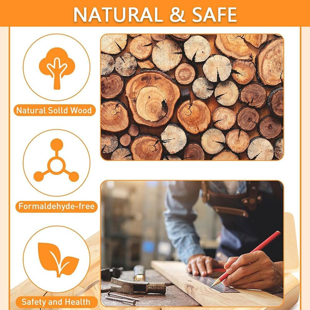 6 in 1 Wooden Foraging Toys for Small Pets &ndash; Interactive Treat Dispenser & Chew Toy Set for Guinea Pigs, Hamsters, Rabbits, Chinchillas, Rats & Gerbils image number 6