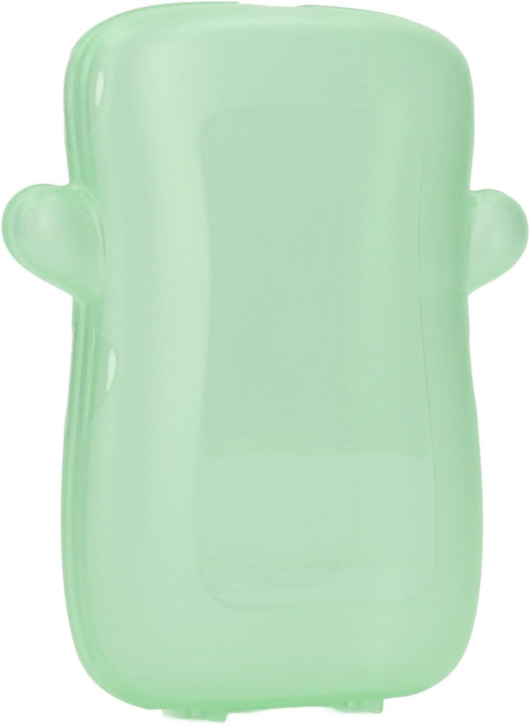 Squeeze Proof Flipping Holder for Food Pouches & Juice Boxes, Universal Multipurpose Prevent Messes Support Self Feeding Baby Juice Box Holder for Toddlers (Green)