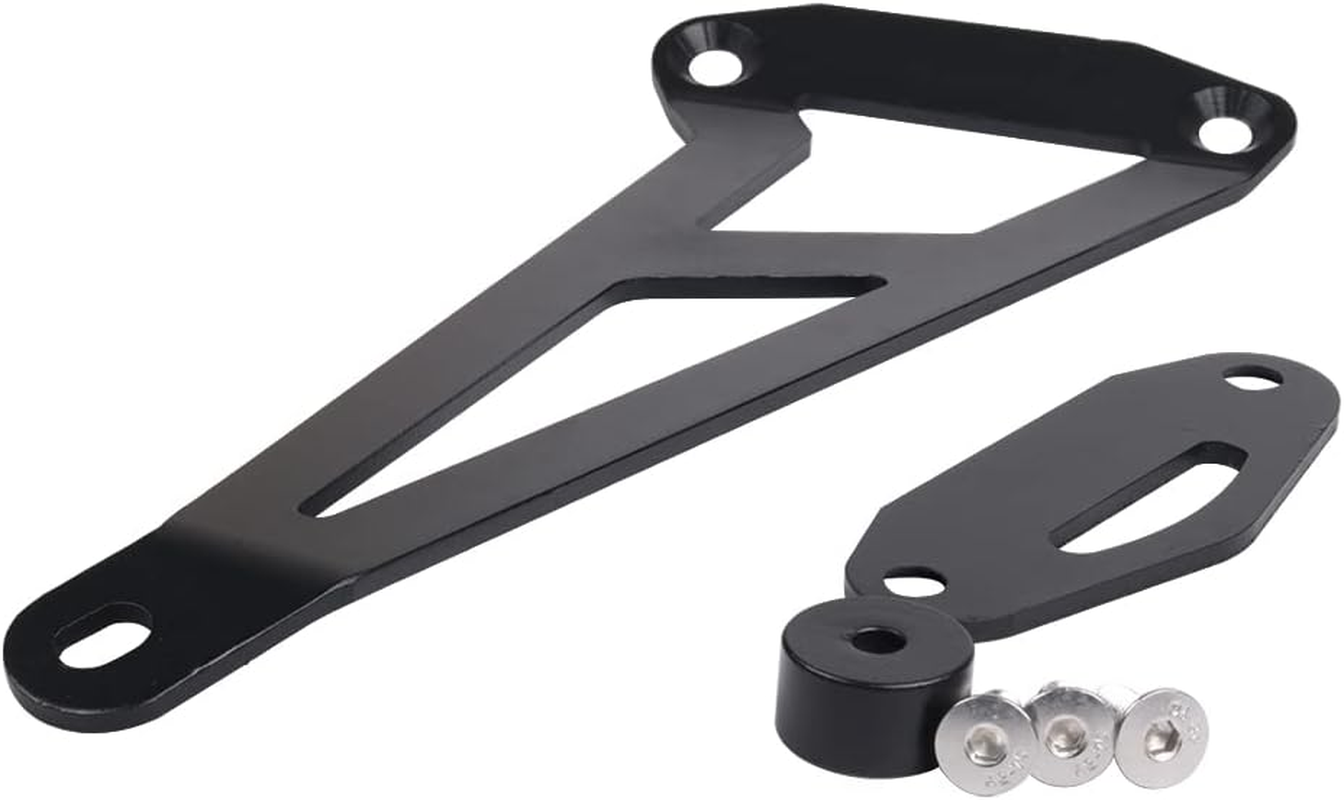 Motorcycle Exhaust Hanger Bracket Clamps Rear Foot Pegs Rest Blanking Plates Compatible with KTM RC390 RC 390 2018 2019 2020 2021 2022 image number 2