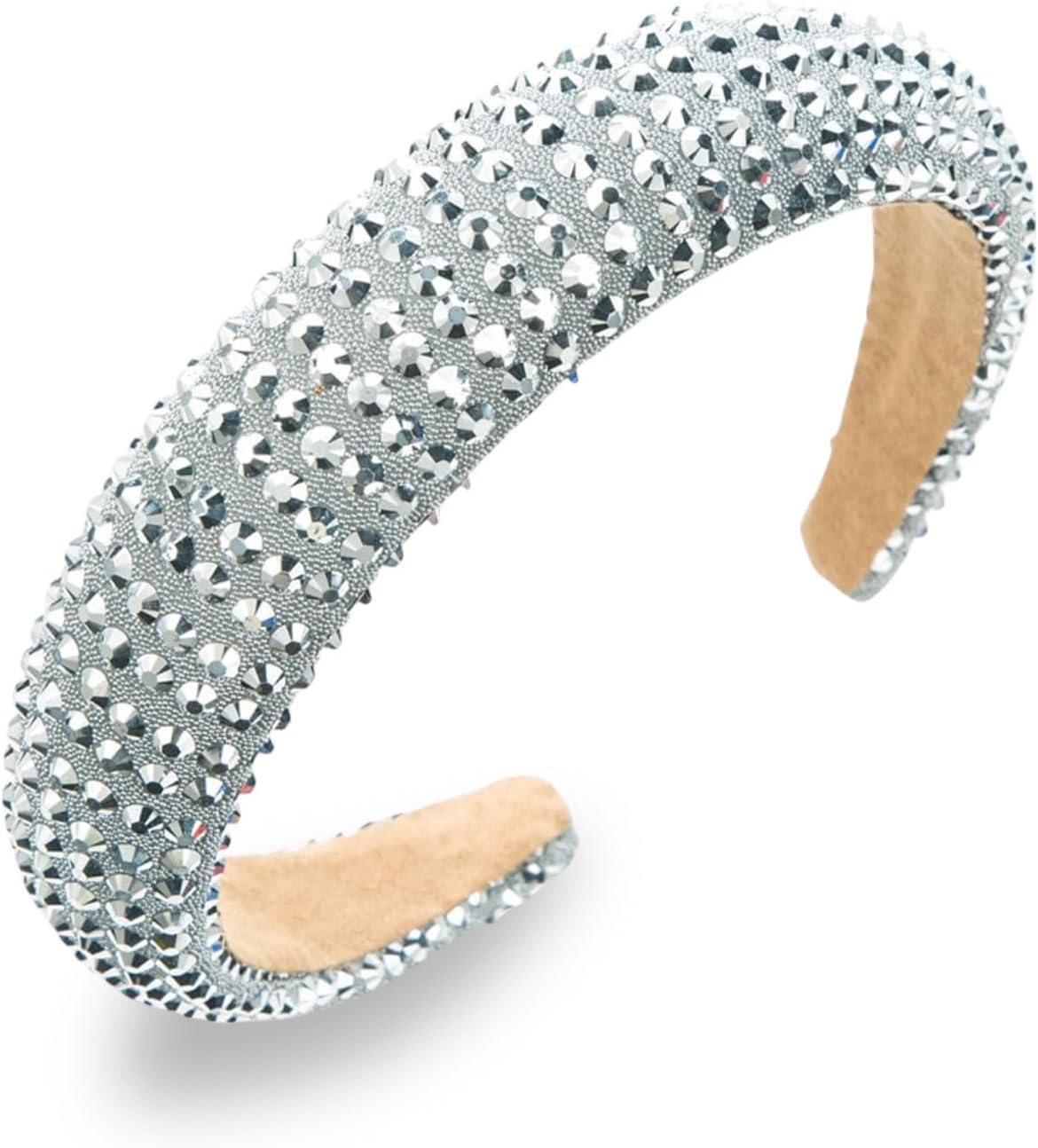 IPNSDON 1PC Fashion Hair Band Rhinestone Crystal Non-Slip Hairband Hair Band for Women and Girls