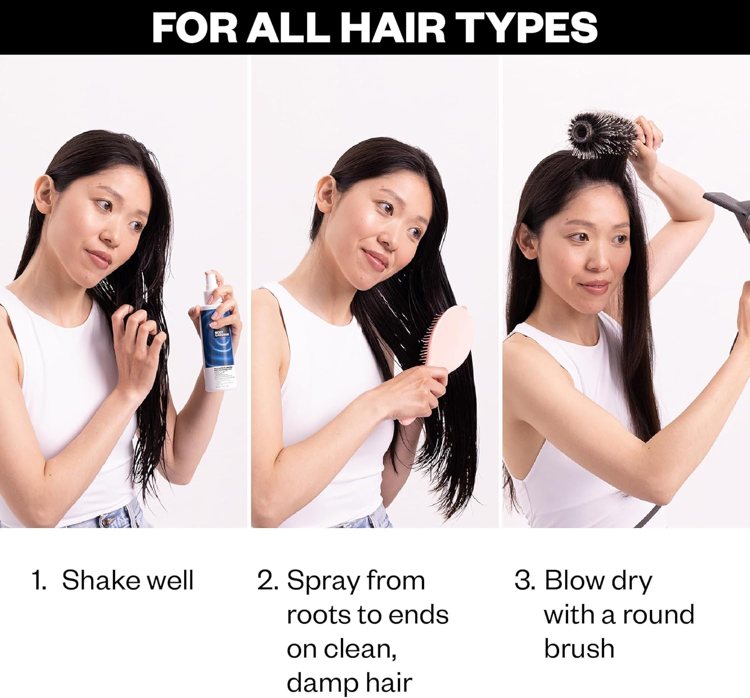 IGK BODY LANGUAGE Rice Water Plumpkin & Thickening Mist | Weightless Primer, Detangles + Hydrates | Vegan + Cruelty Free | 7.0 Oz image number 1