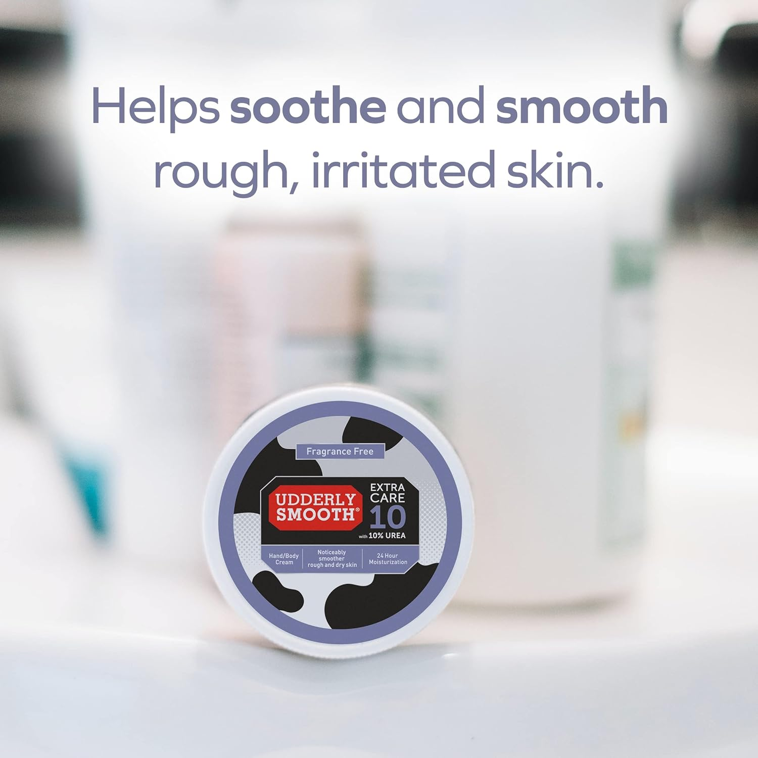 Udderly Smooth Hand and Body Extra Care Cream with Urea, 8Oz, 227 G image number 6