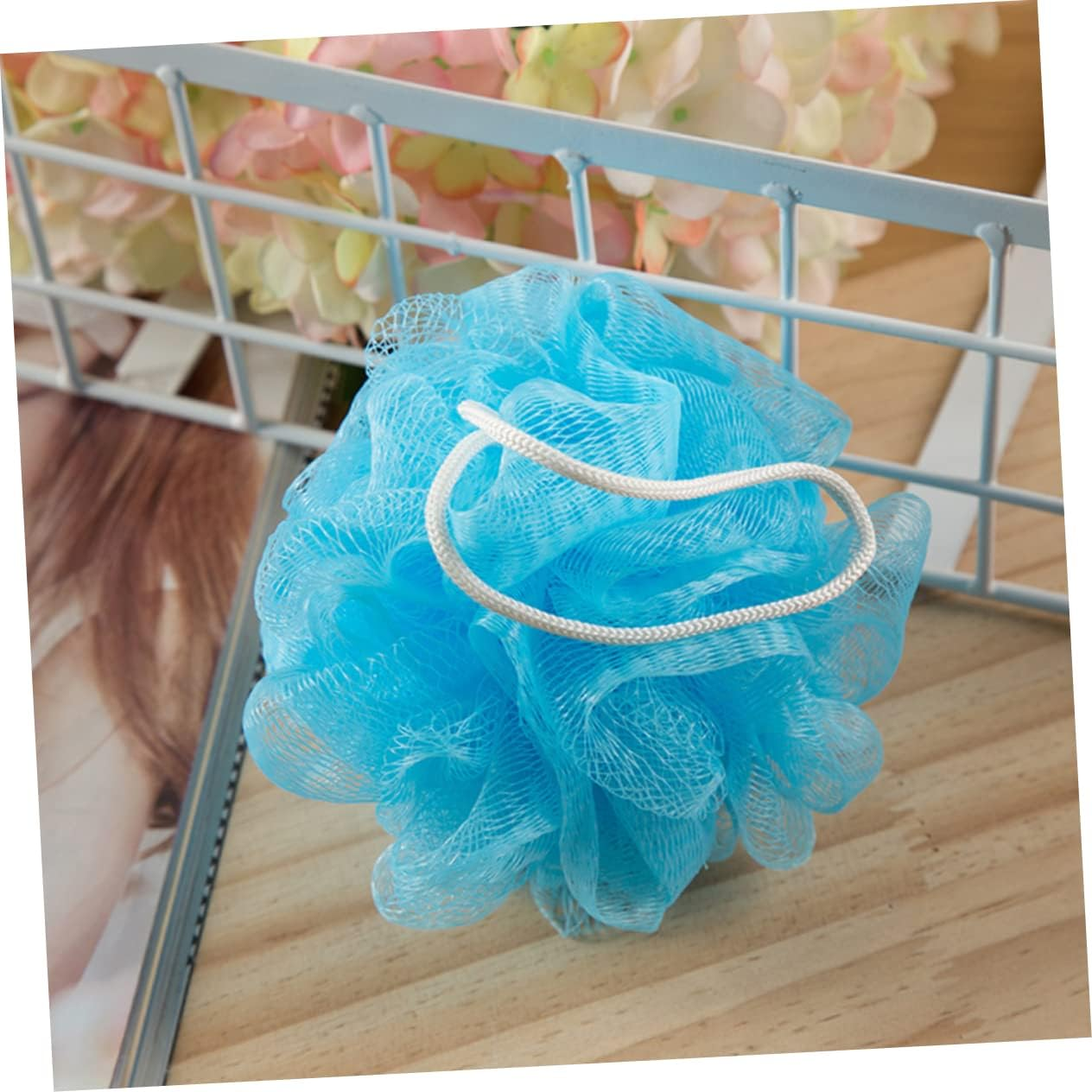 BELLIFFY 16Pcs Soft Mesh Bath Solid Shower Sponges for Gentle Exfoliation and Lathering Comfortable Bath Scrubber for Skin Types for Daily Body Wash image number 2