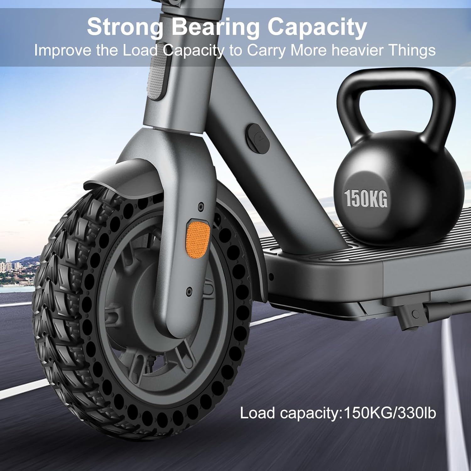 BANGTING 2 X 50/75-6.1 E Scooter Solid Tyres, 8.5 X 2 Inch Solid Rubber Tyres, 8 1/2 X 2 Replacement Tyres for Xiaomi Pro 2 / M365 / M365 Pro / 1S / 3/3 Lite/Essential and All 8.5 Inch Scooter Tyres