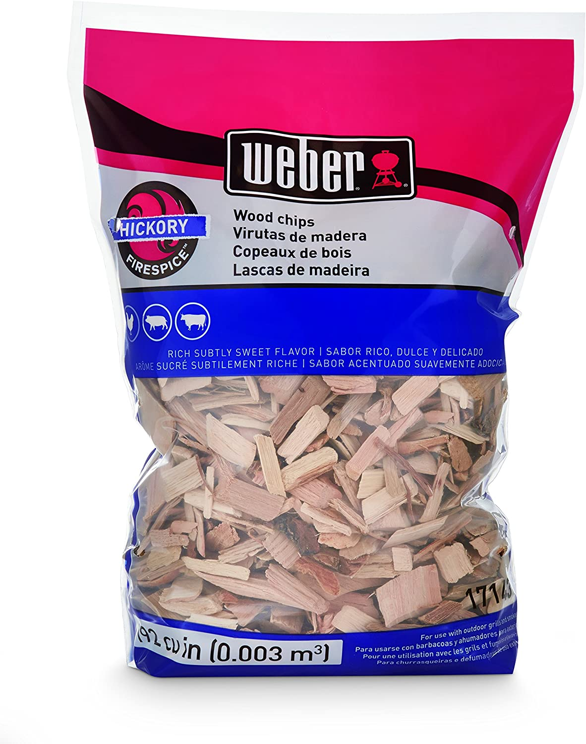 Weber Wood Chips Hickory 900 G