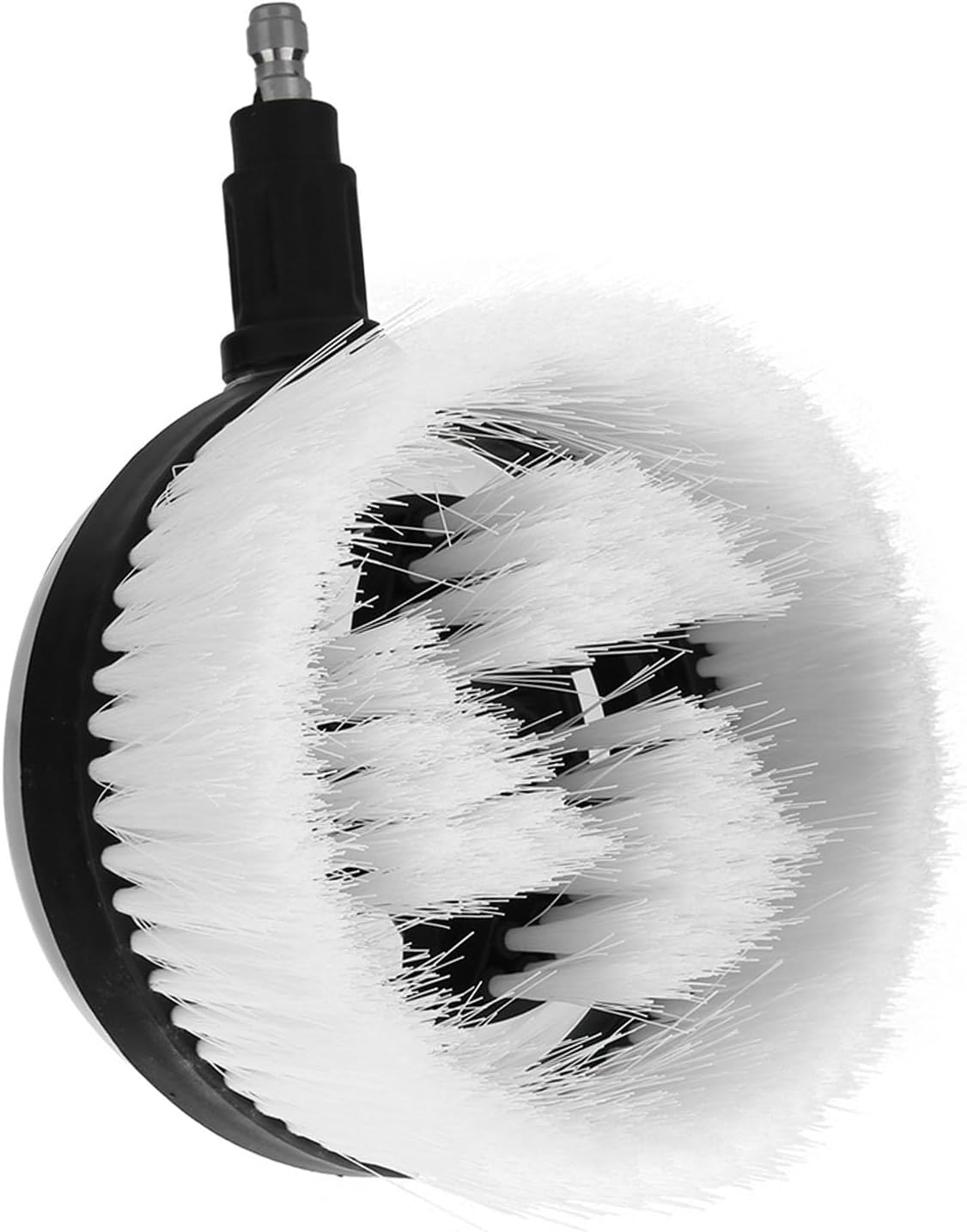Wash Brush for Pressure Washer - Fan-Shaped Brush Head for Easy Cleaning of Vehicles and Boats, Stainless Steel + Engineering Plastic, 1 X Wash image number 4