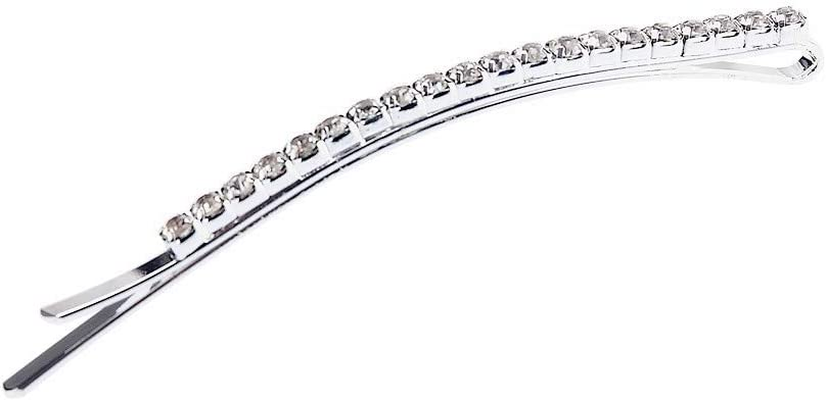 Soochat Rhinestone Bobby Pins Diamond Bobby Pins Crystal Hair Clips Decorations for Lady Women Girls 10 Pcs image number 3