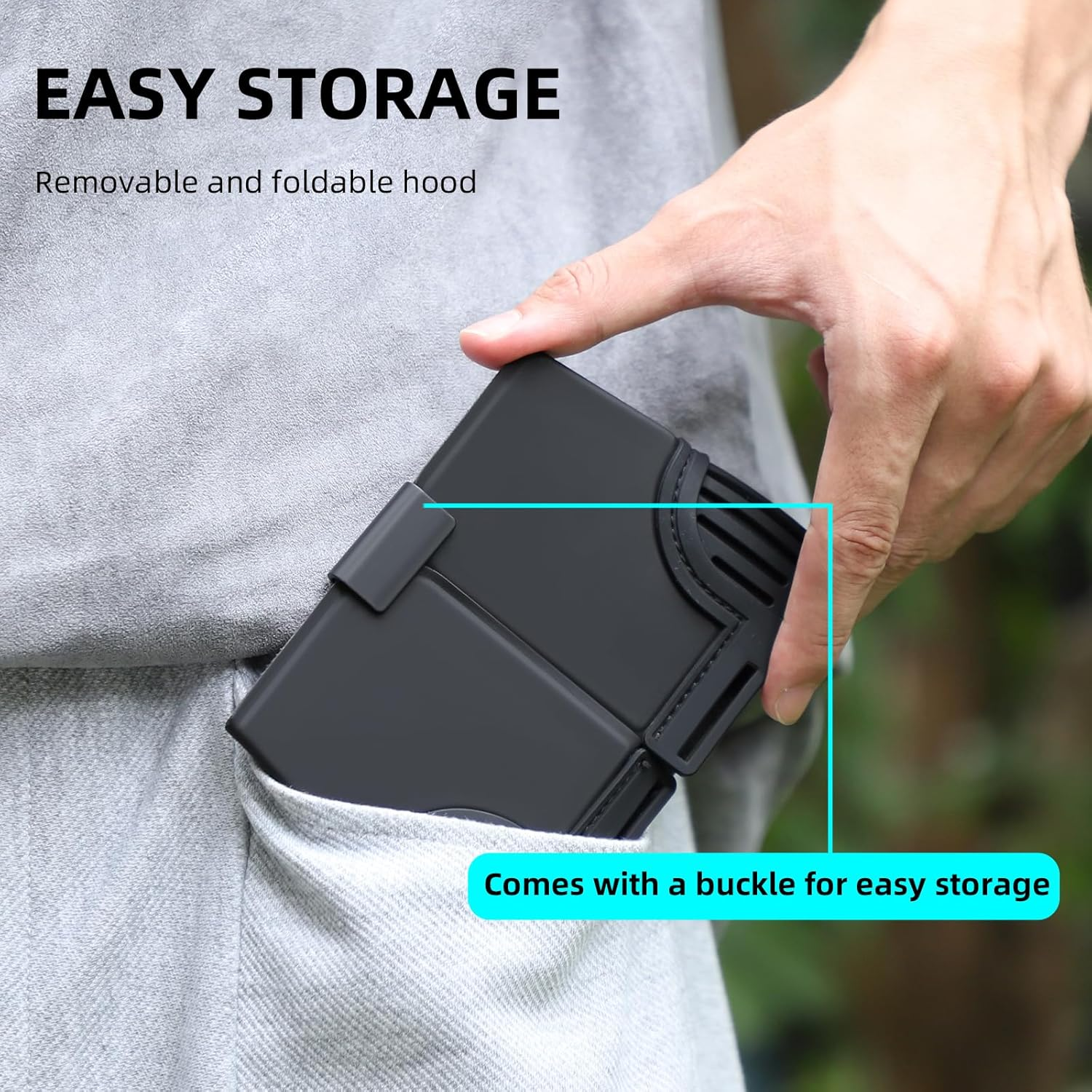 FSIDIWT Sun Hood Sunshade Cover for DJI Mini 4 Pro/Air 3 RC 2 Remote Controller Accessories, Anti-Glare Foldable Drone Controller Sun Hood Protective Cover