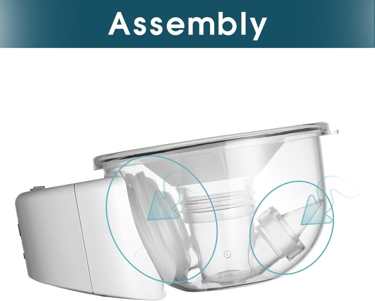 Duckbill Valves & Silicone Diaphragm Compatible with Momcozy/Tsrete/Padram/Loveoflive/Omfmf Wearable Breastpump, Wearable Breast Pump Accessories, Use with Wearable S9|S10|S12 Parts Replace image number 4