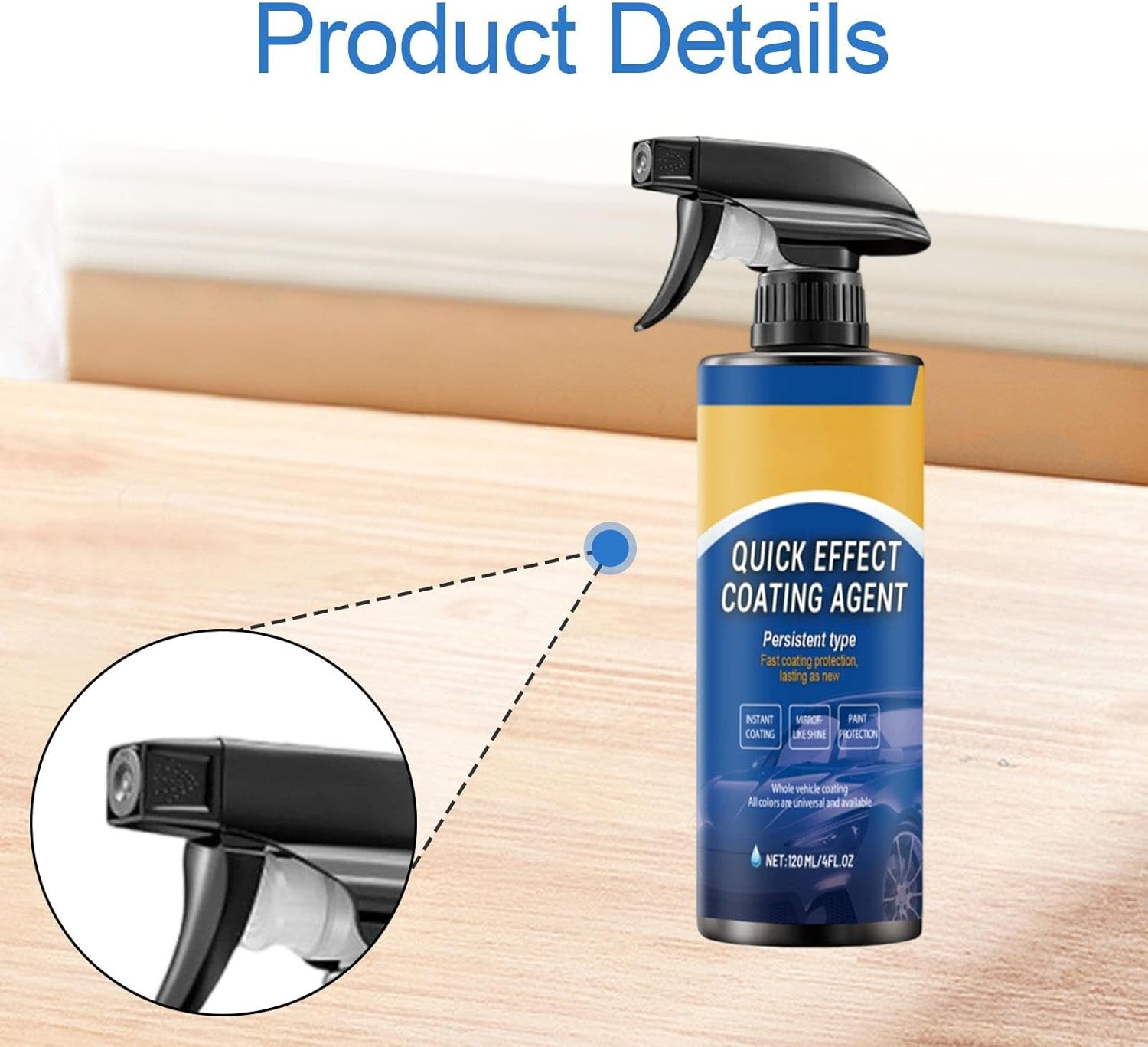 Car Coating Spray for Car Paint Restoration Automotive Exterior Care image number 5