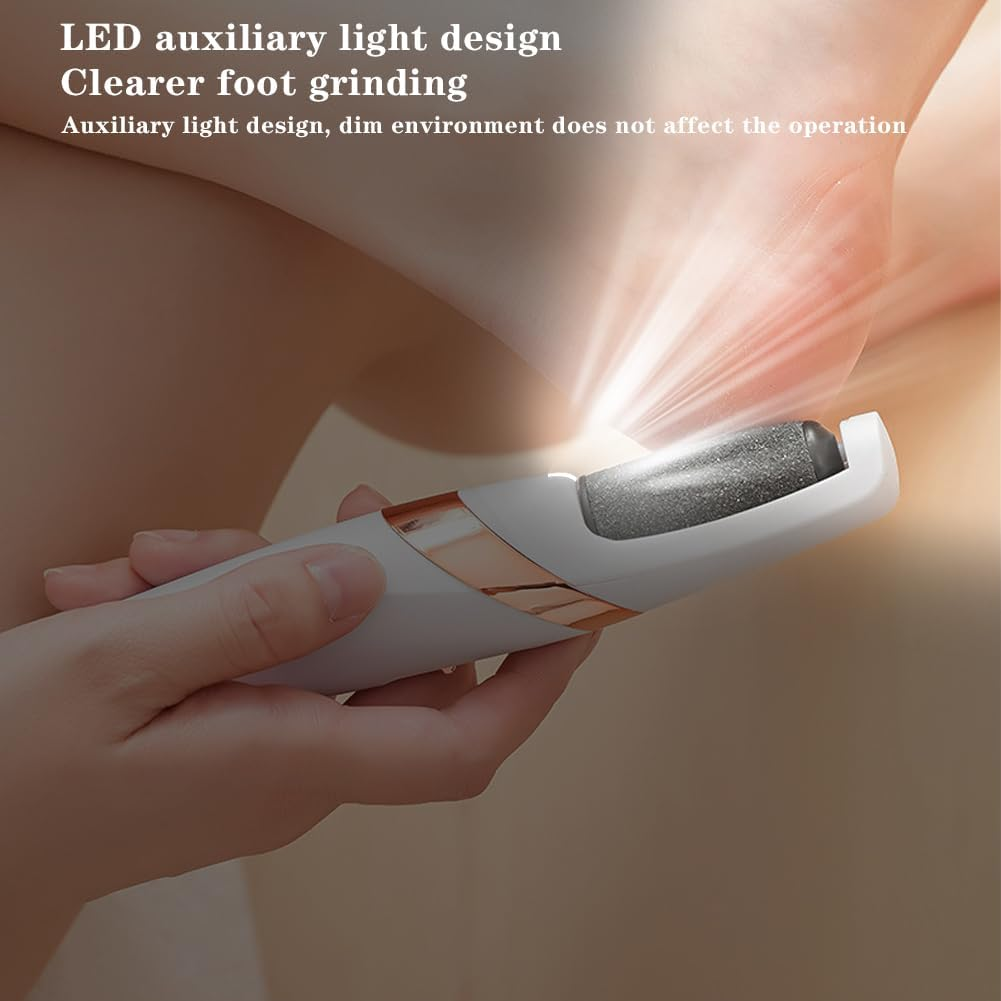 RANJIMA Wireless Electric Callus Remover, USB Rechargeable Electronic Foot File, Foot Care for Hard, Dead and Cracked Dry Skin image number 6