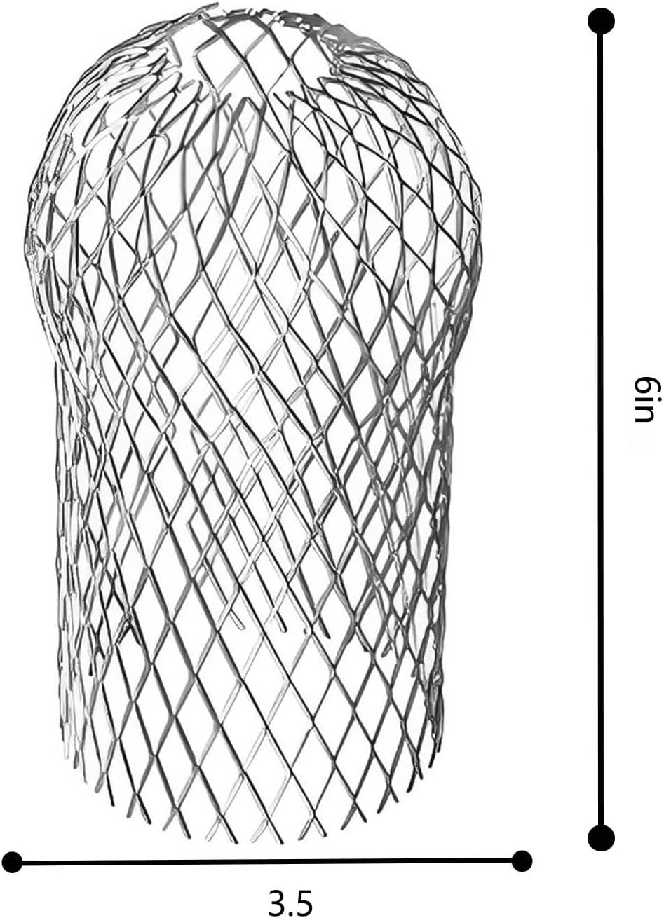 Accencyc 4 Pcs Gutter Downspout Guards 3.5 Inch Aluminum Leaf Filter Strainer Expandable Gutter Downspout Protector for Preventing Blockage Leaves Debris image number 2