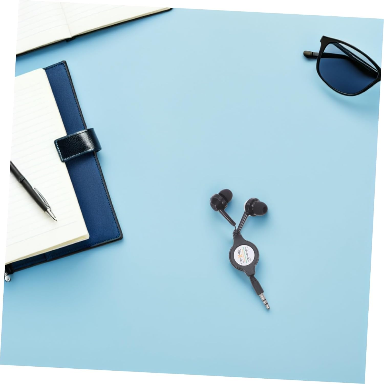 Gadpiparty 2Pcs Double-Pull Retractable Wired Earphones In-Ear Earbuds Dc5V Portable for Sports and Running Activities Included image number 6