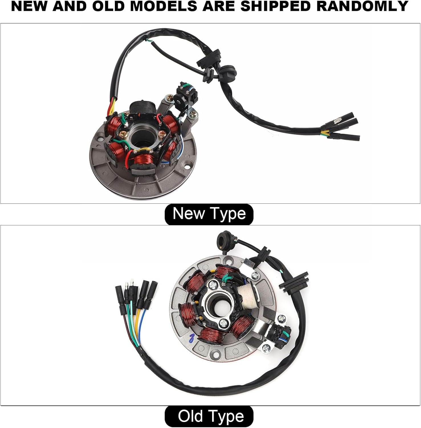 Magneto Stator Plate Copper Copper for Lifan Yx Start Engine Pit Pro Trail Dirt Dirt Dirt Dirt Accessory Standard Motorcycle, Default image number 3