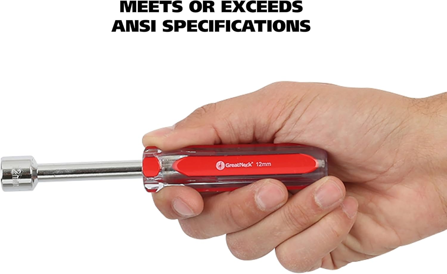 Great Neck ND71 Metric Professional Nut Driver Set, 7-Piece image number 1