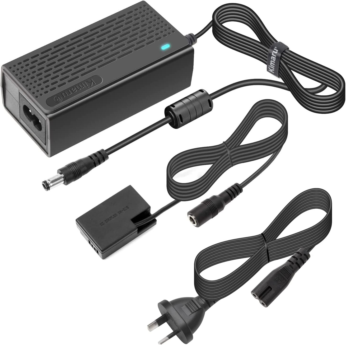 Kimaru ACK-E18 AC Power Adapter LP-E17 Dummy Battery DR-E18 DC Coupler Kit for Canon EOS Rebel RP R8 R10 R50 R100 SL2 SL3 T6I T6S T7I T8I 200D 200DII 250D 750D 760D 800D 77D 8000D Cameras.