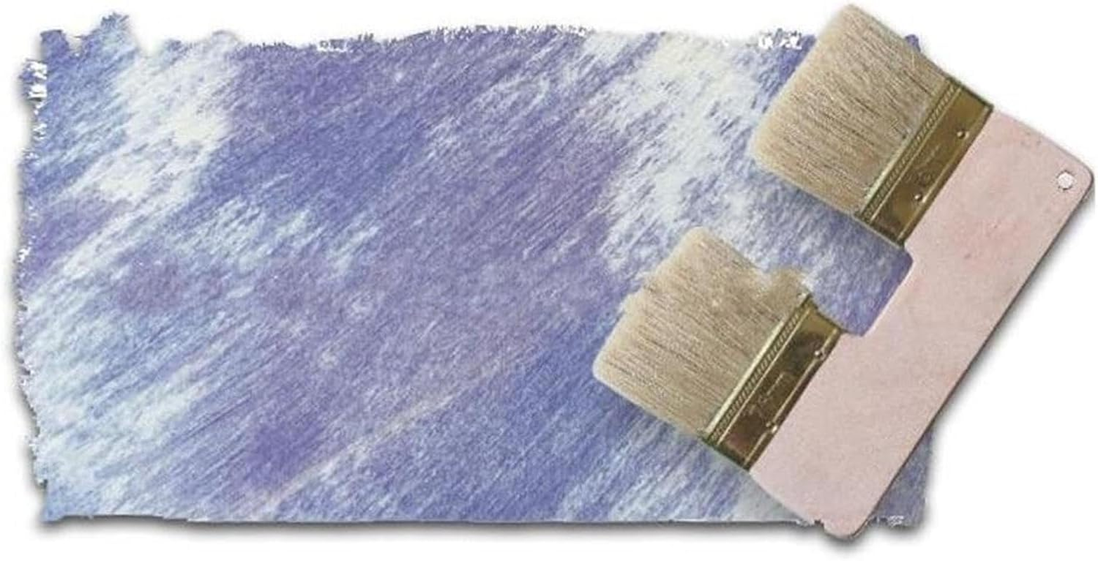 Dual Brush Paint, Double Brush Wall Paint | Texture Brush - Wall Art Painting Brush 3 Inch Brushes for Acrylic Painting Tools Brushes image number 2