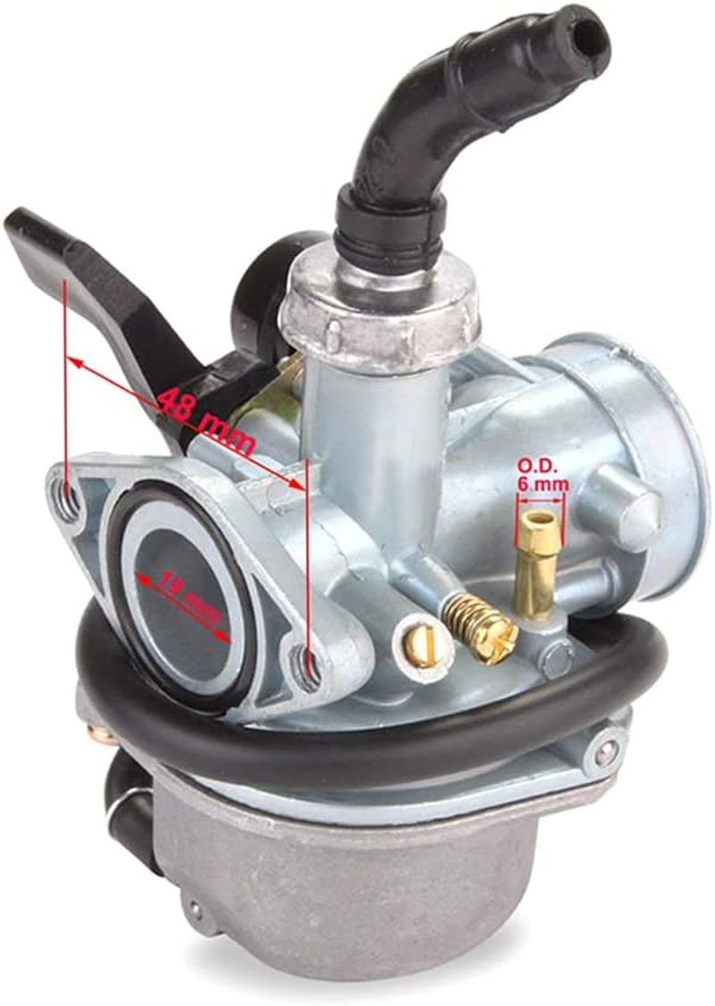 Carburetor PZ19 Carb for 50 70 90 110Cc ATV Quad 4 Wheeler image number 6